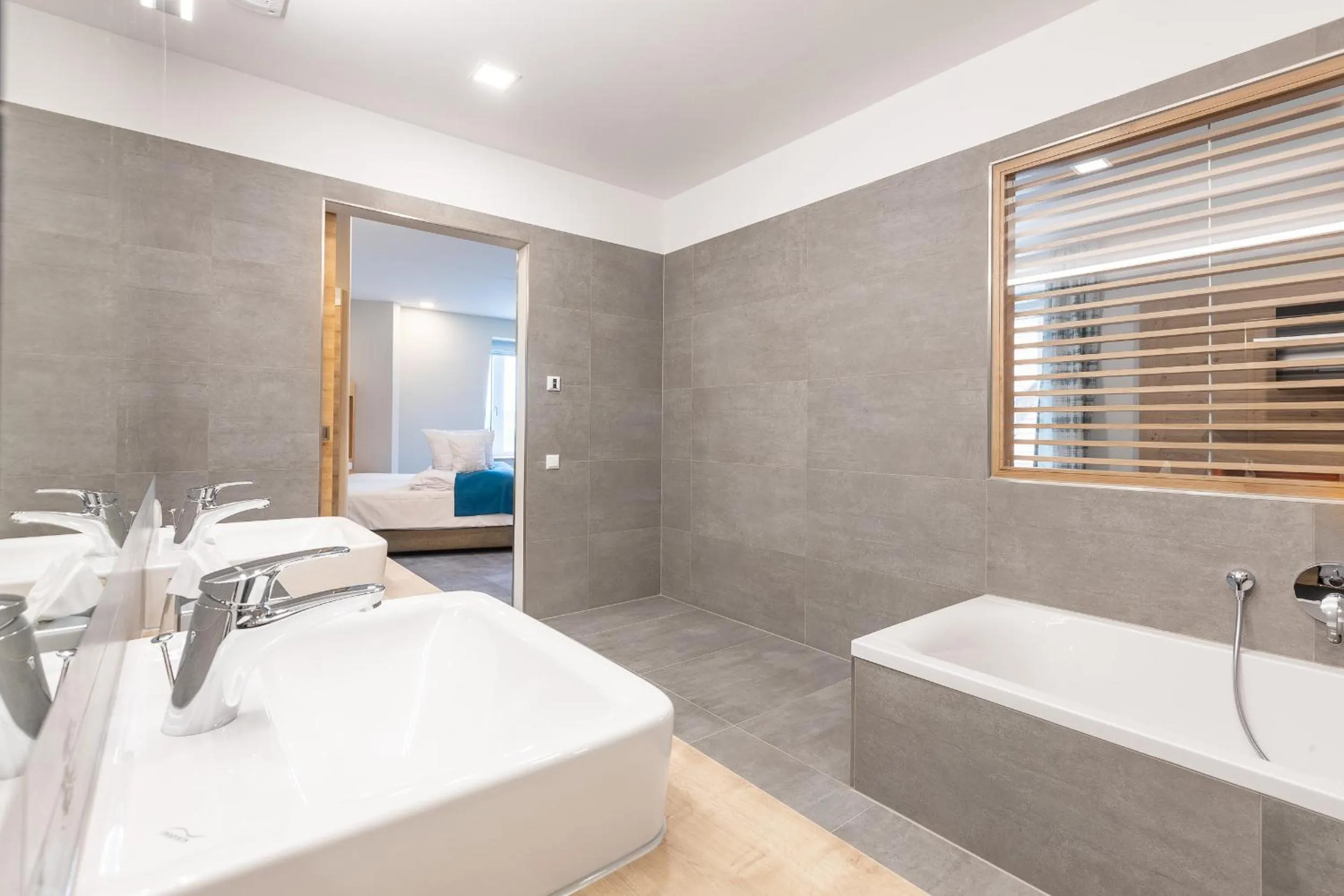 Bathroom in Schwan und Post Business Quarters