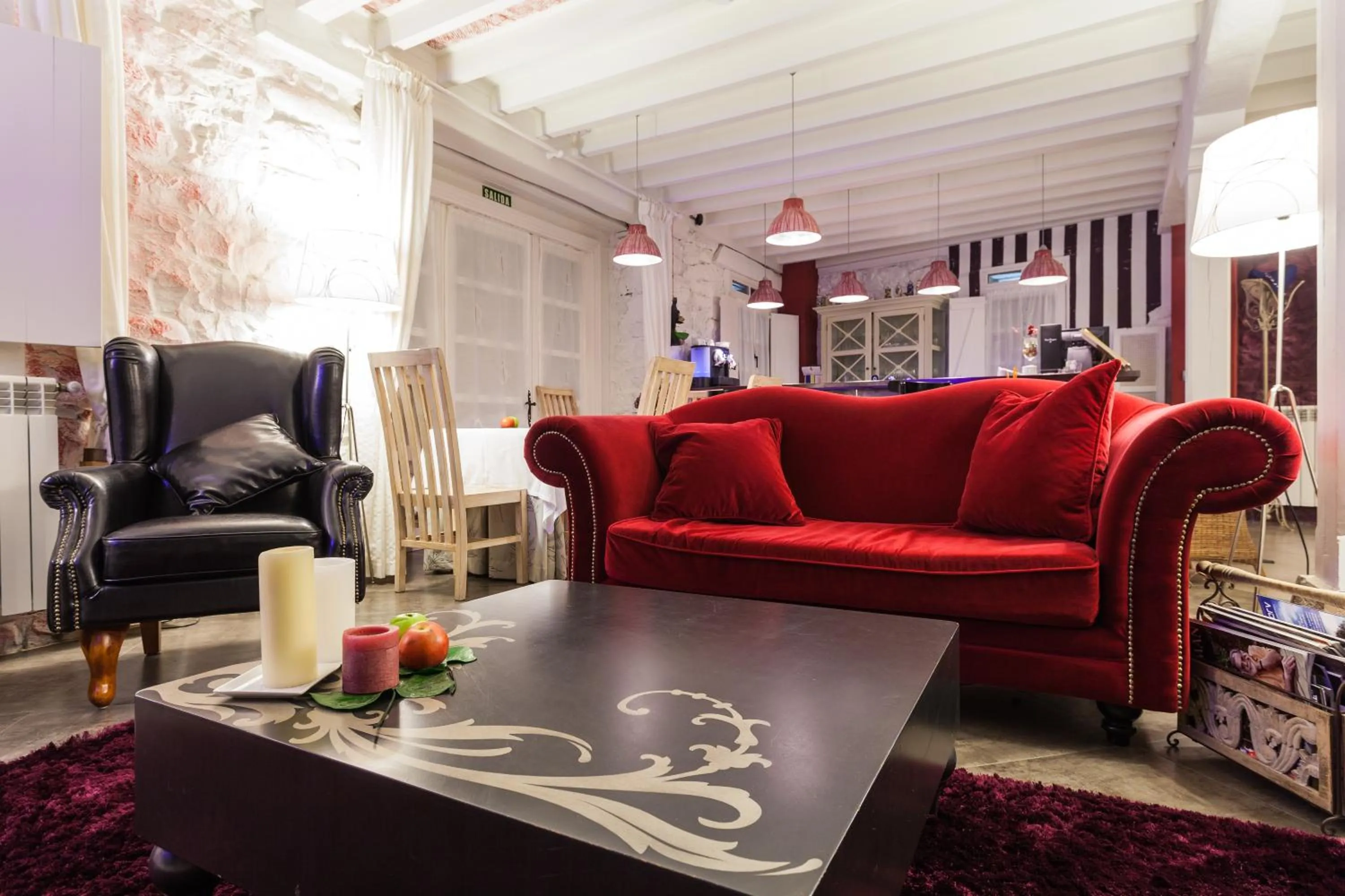 Living room in El Bosque de La Anjana