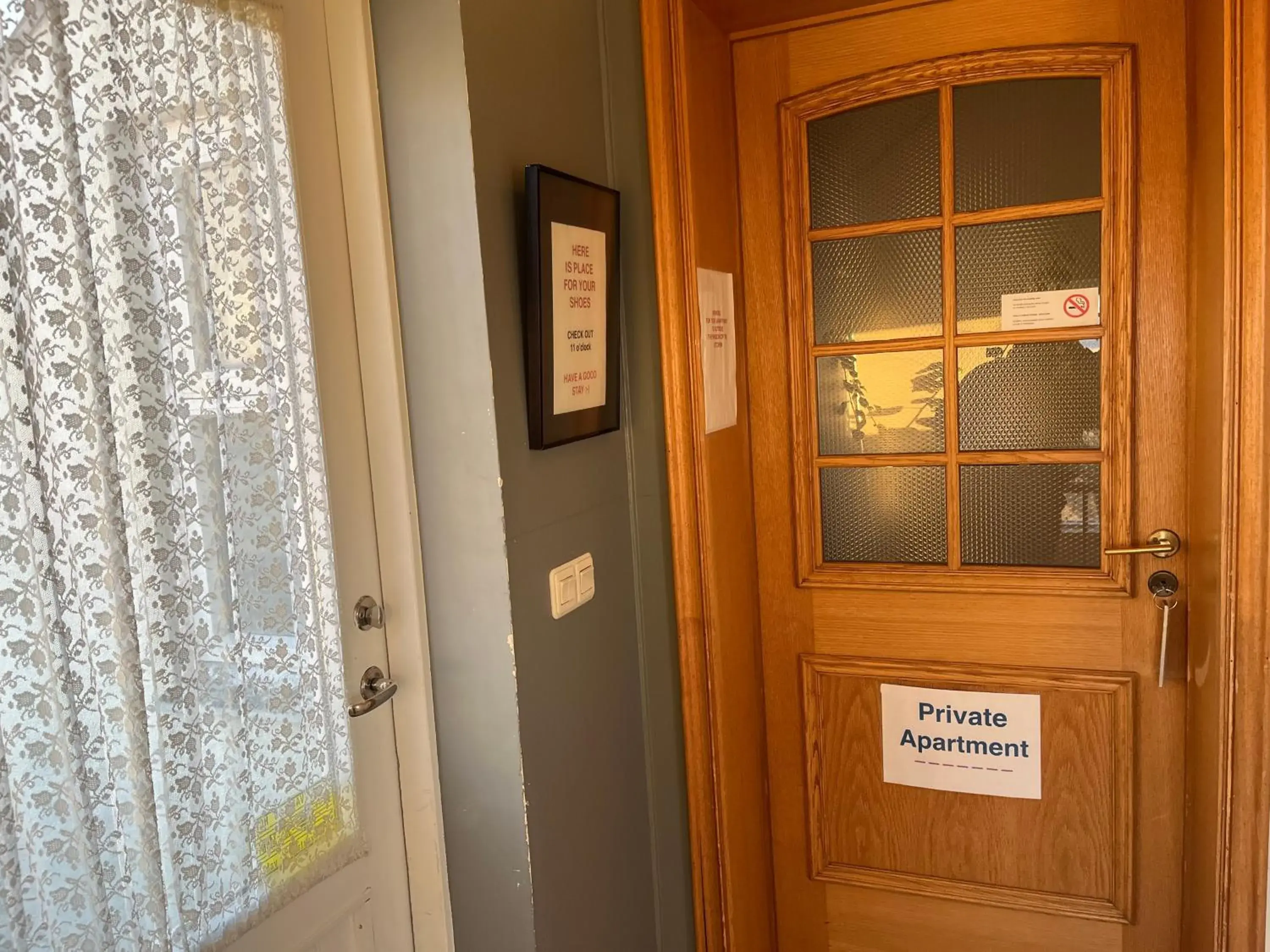 Property building in Hvammur Apartments by the Harbour Property building in Hvammur Apartments by the Harbour