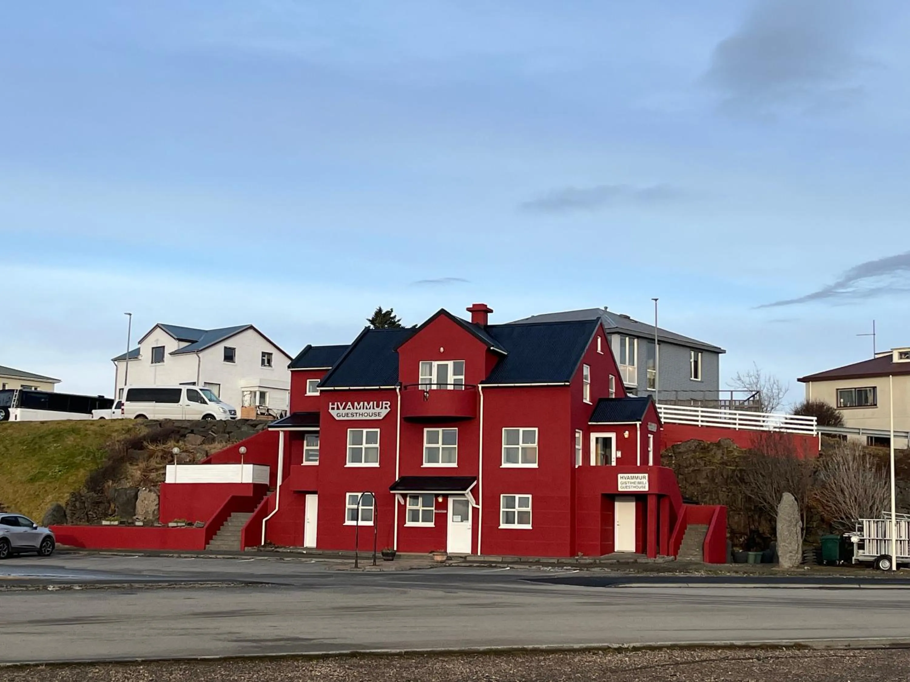Property building in Hvammur Apartments by the Harbour
