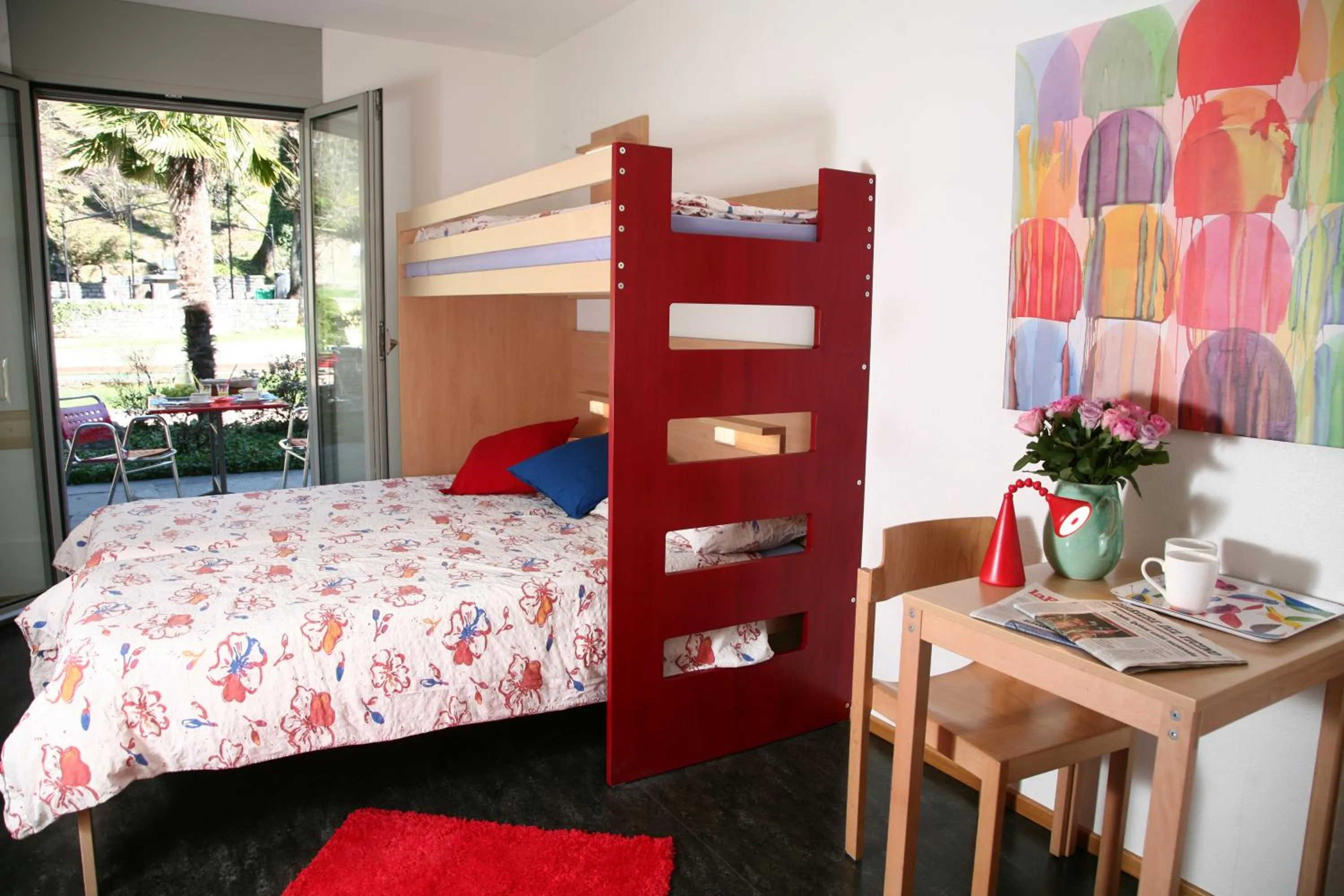 Bed in Lugano Savosa Youth Hostel