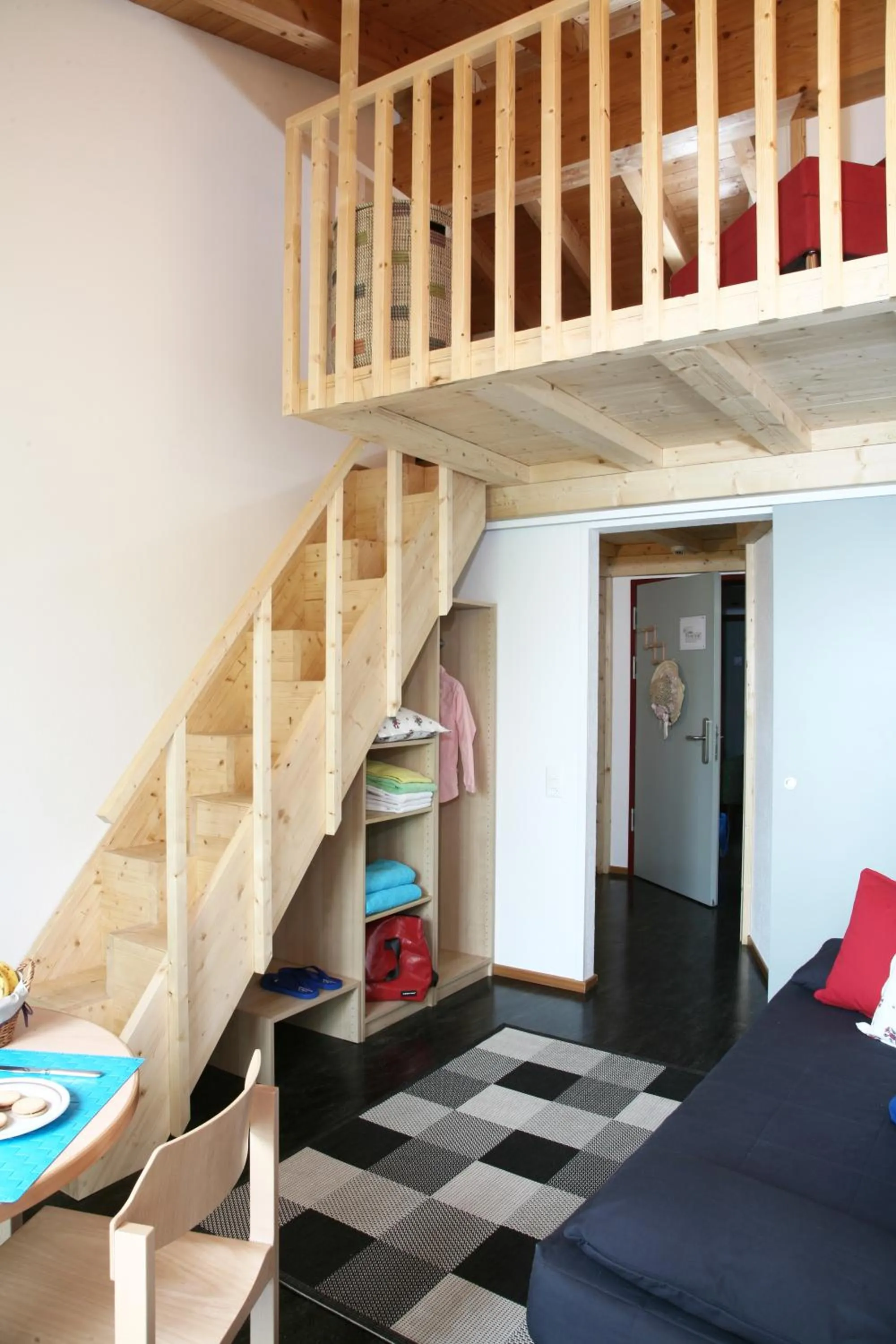 Living room in Lugano Savosa Youth Hostel