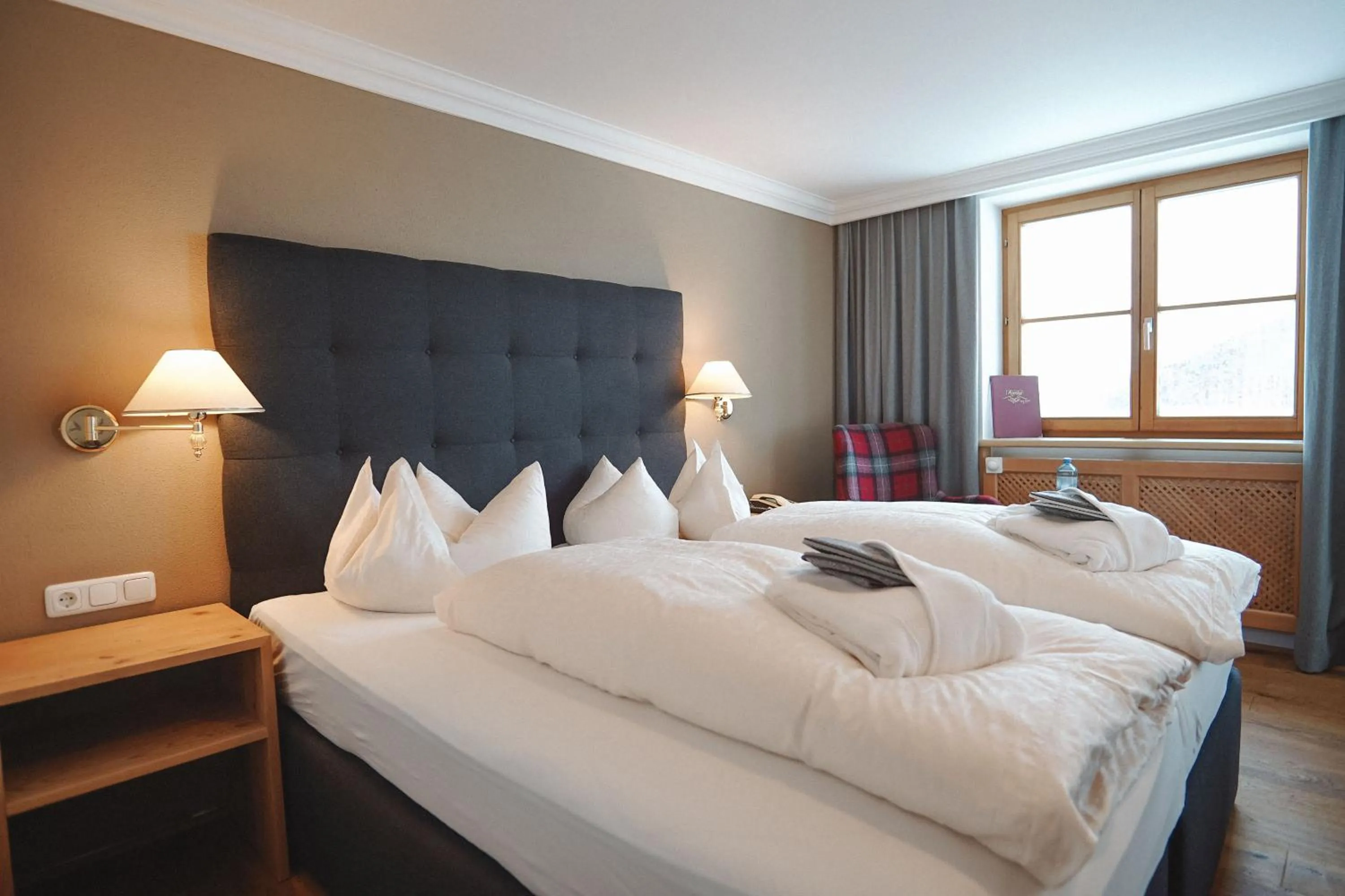 Bed in Hotel Acerina Superior