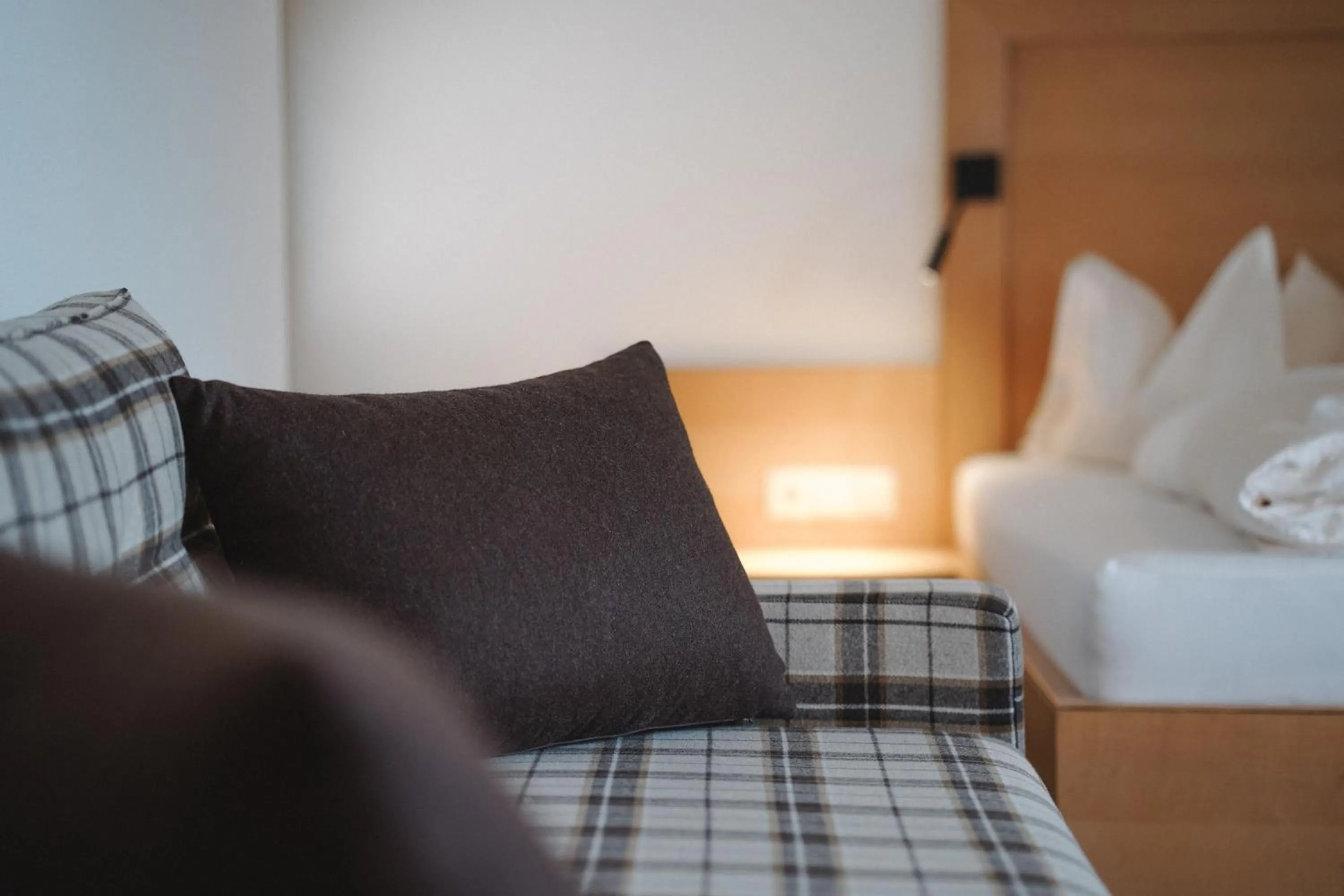 Seating area, Bed in Hotel Acerina Superior