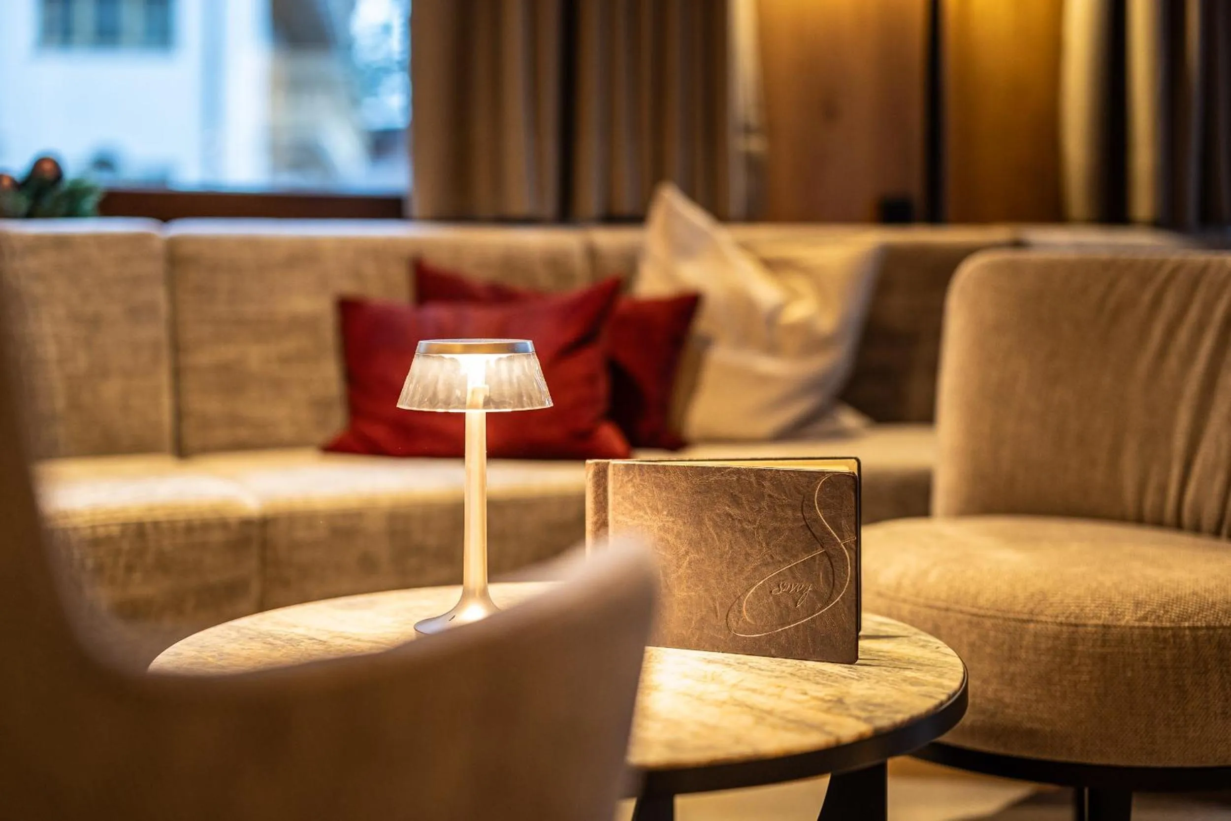 Seating area in Savoy Dolomites Luxury & Spa Hotel