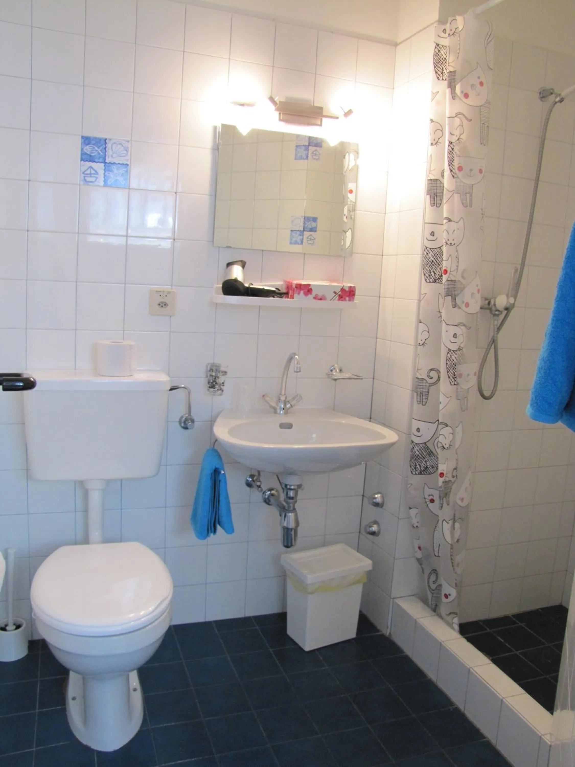 Shower in Residence Tell