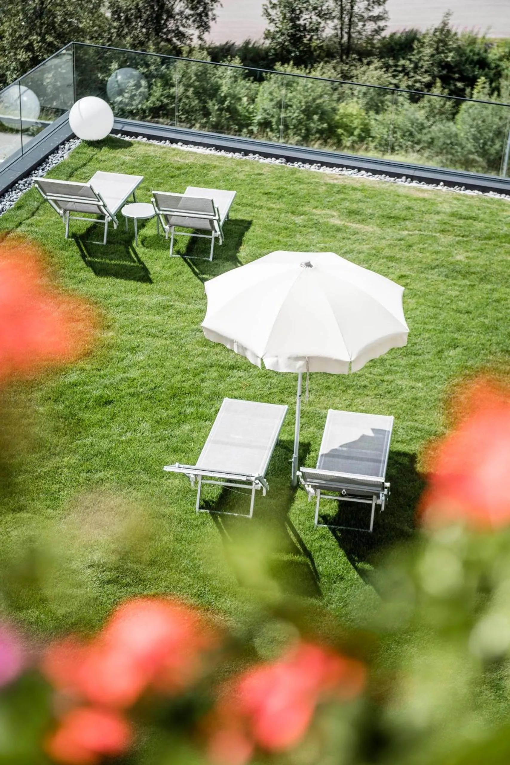 Garden view in Hotel Seeber