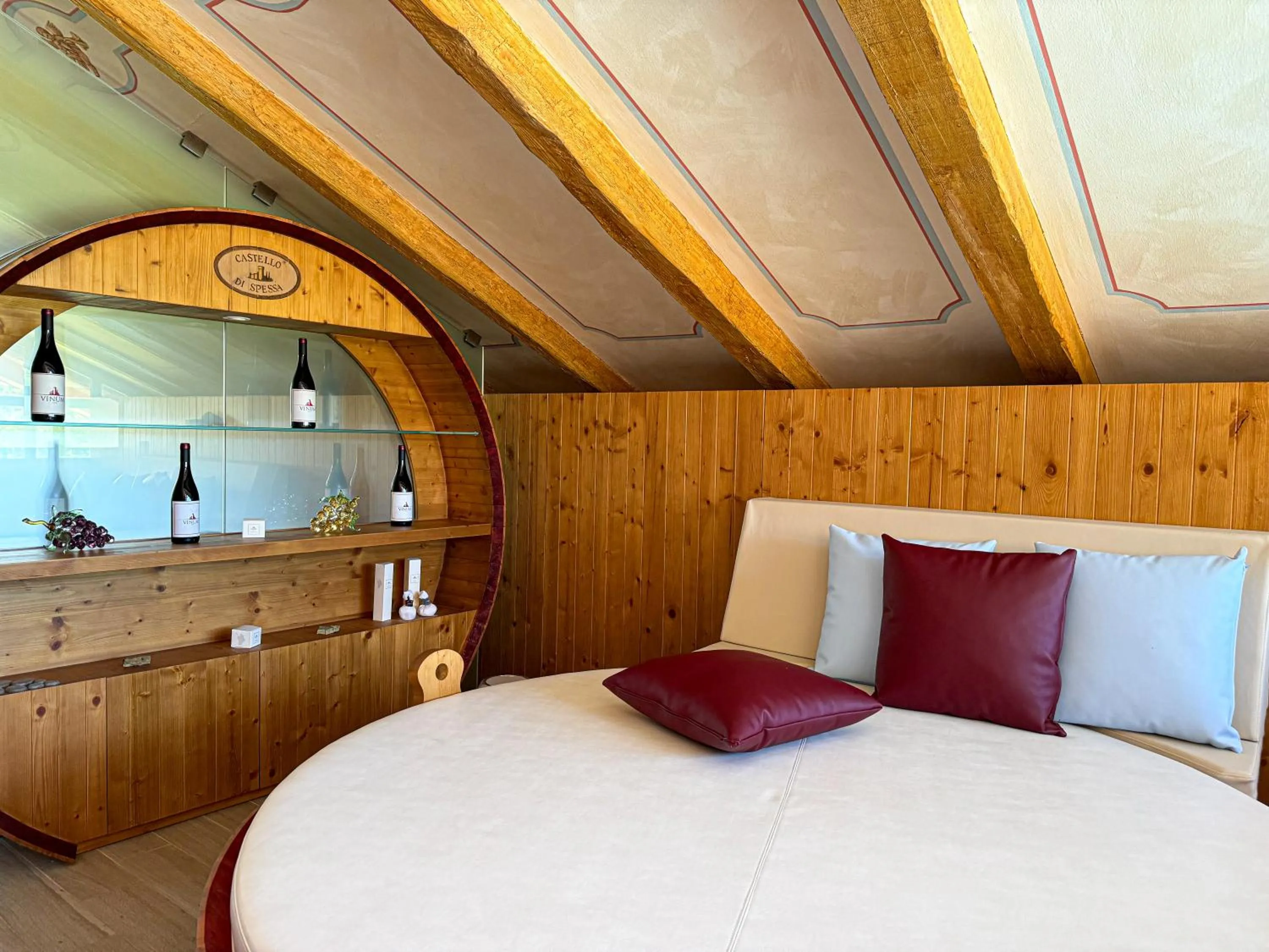 Sauna, Bed in La Tavernetta Al Castello