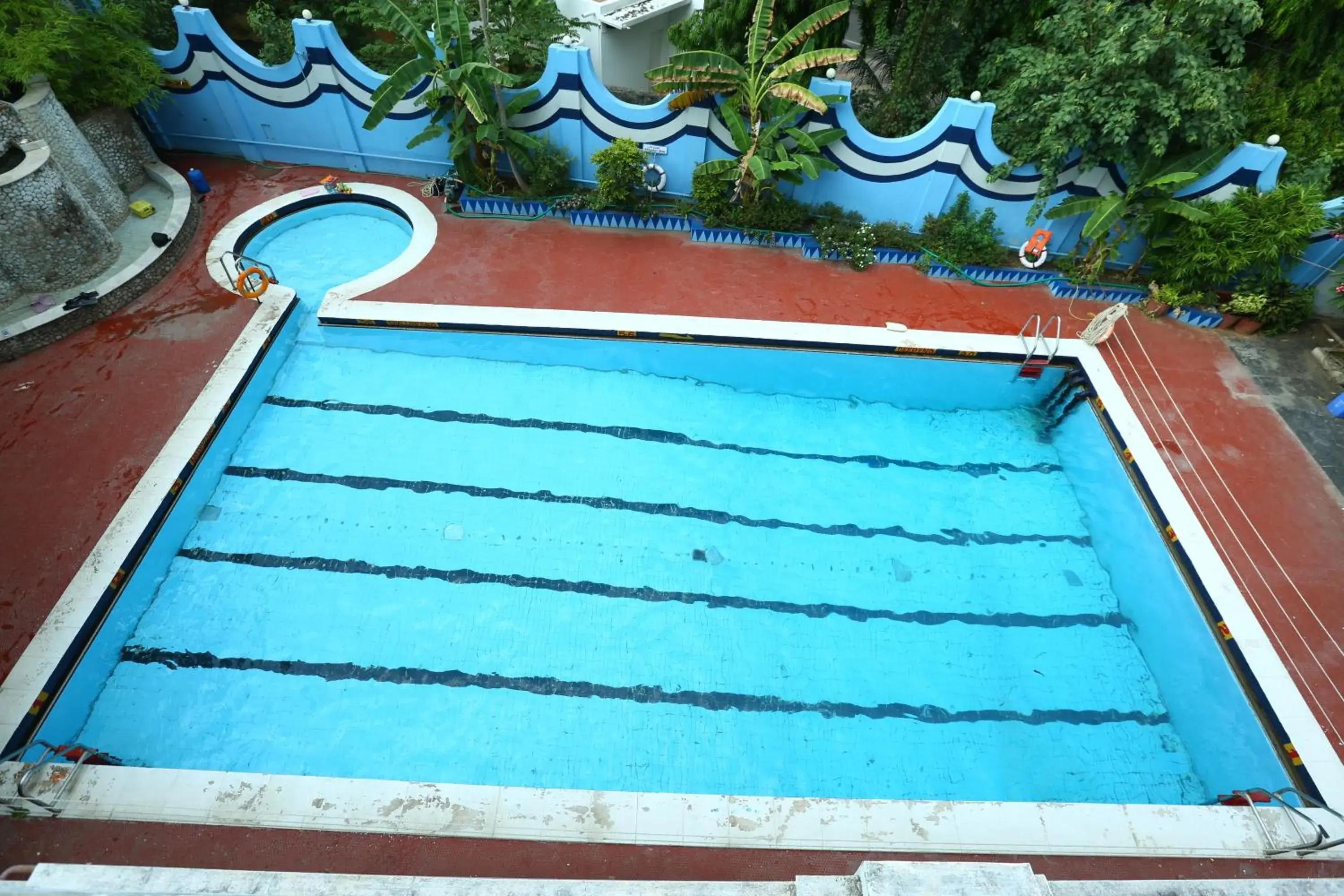 Pool view in Breeze Residency Pool view in Breeze Residency