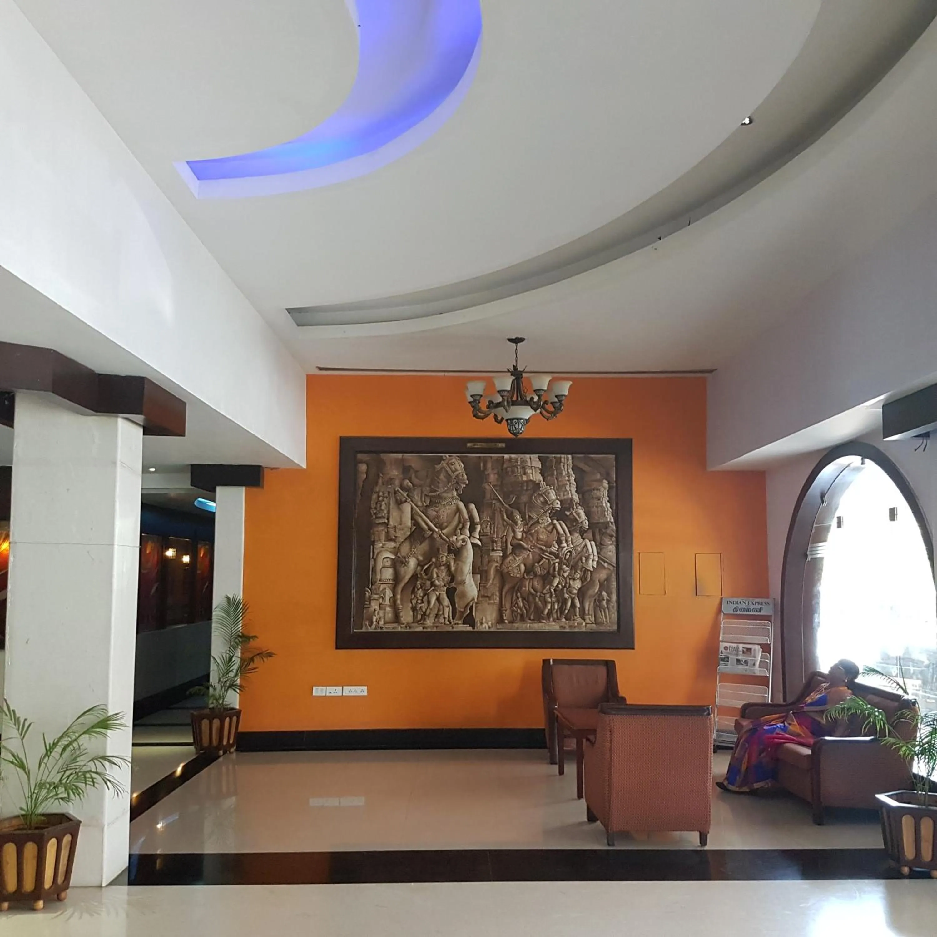 Lobby or reception in Breeze Residency