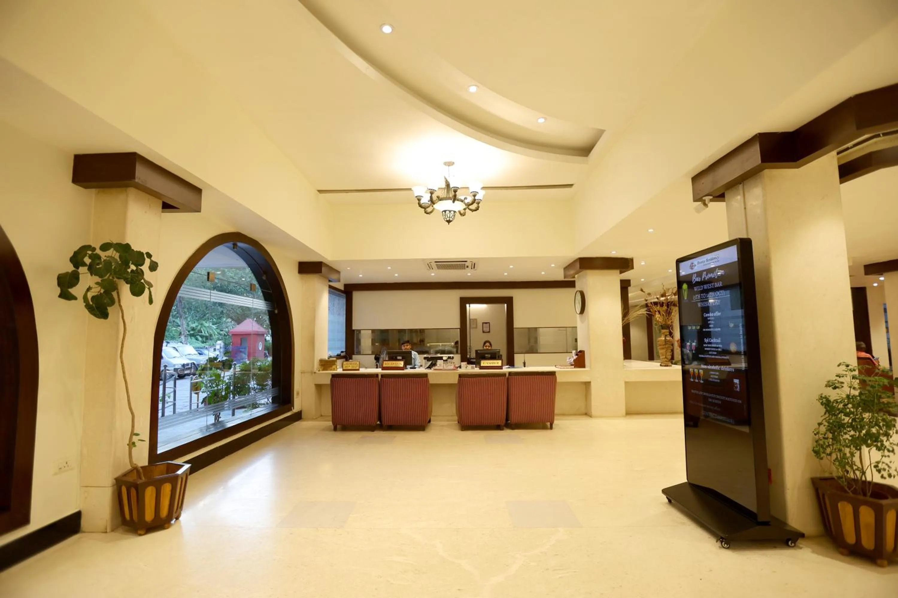 Lobby or reception in Breeze Residency