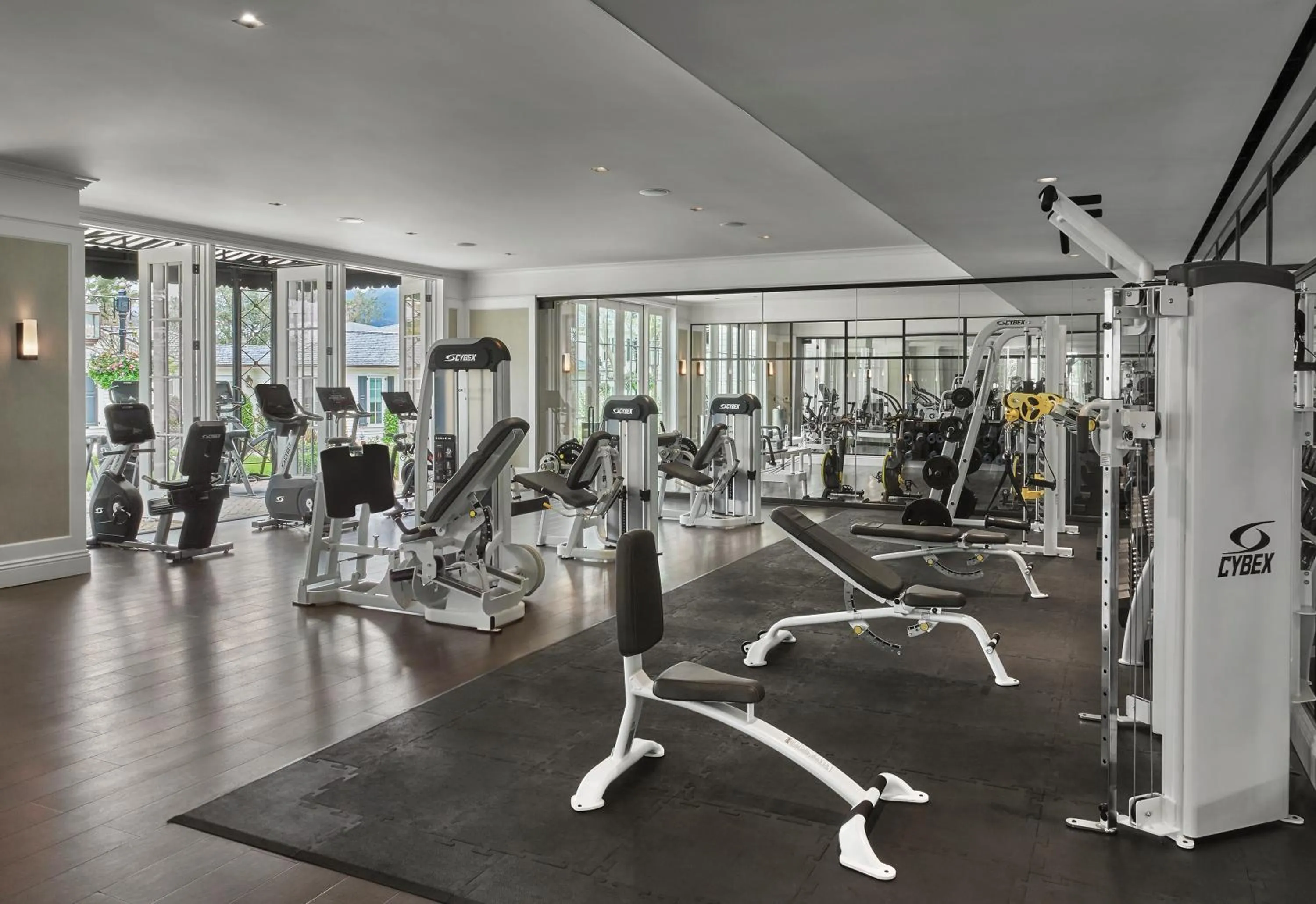 Fitness centre/facilities in Rosewood Miramar Beach