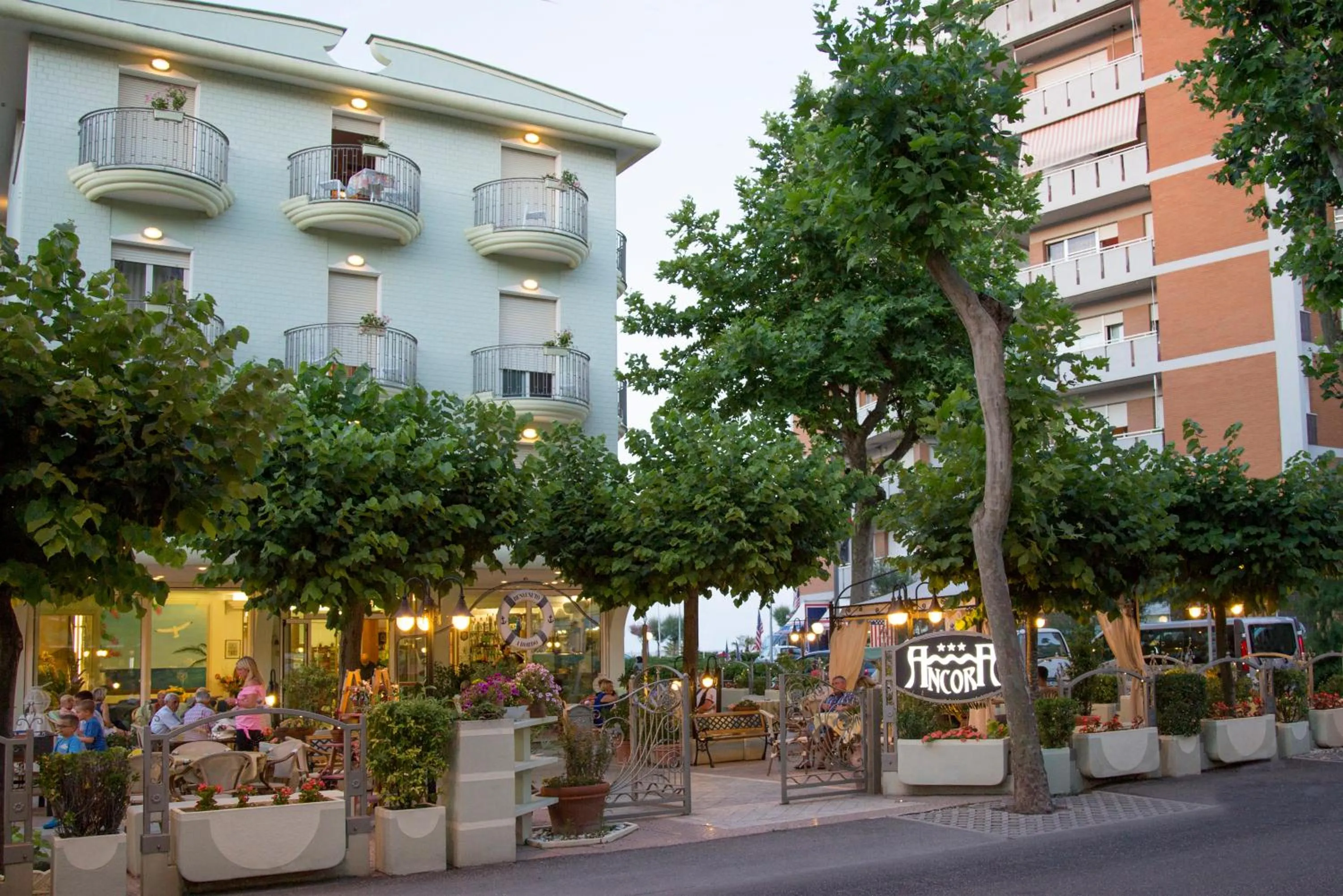 Facade/entrance in Hotel Ancora