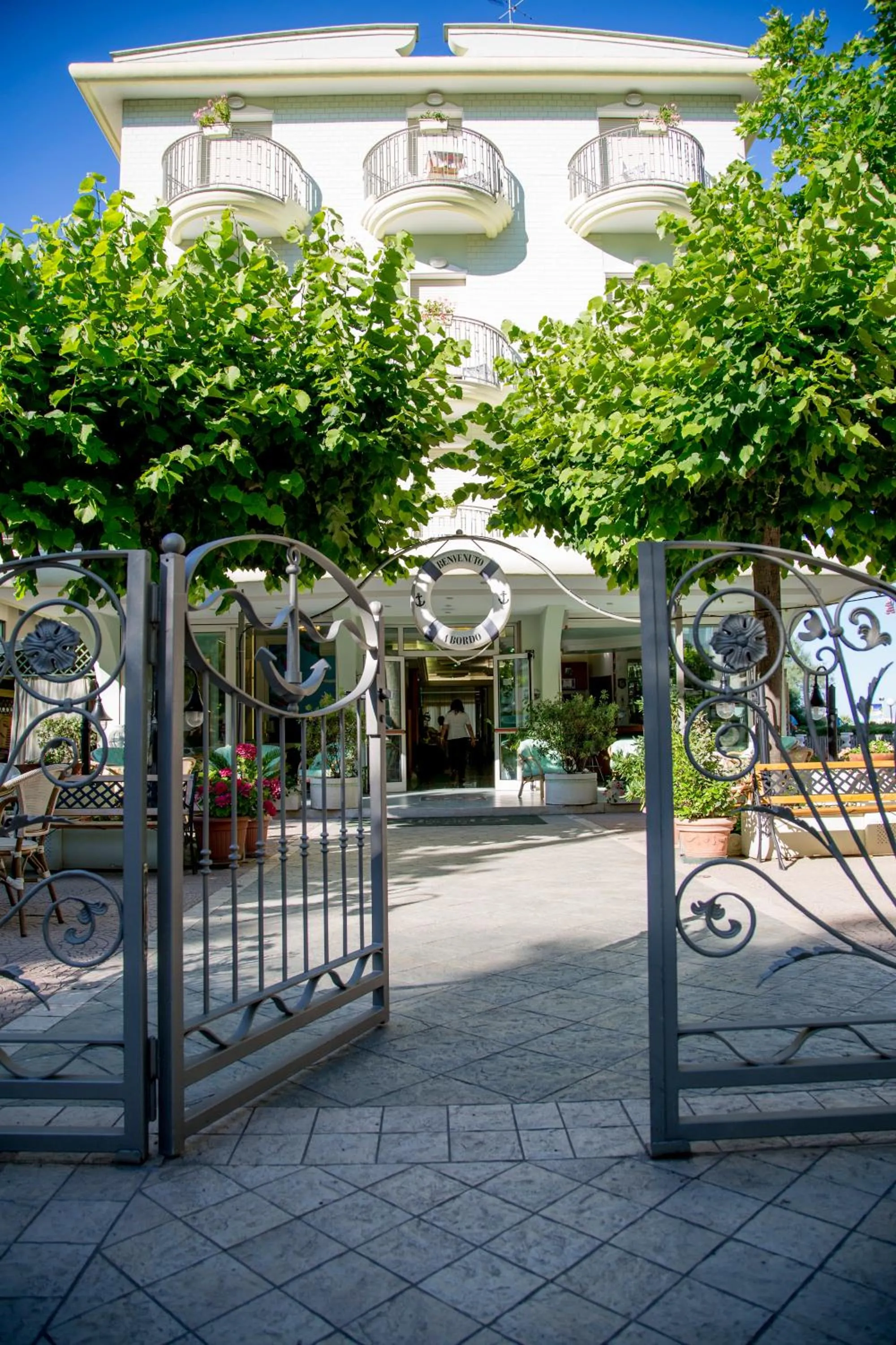 Garden view in Hotel Ancora