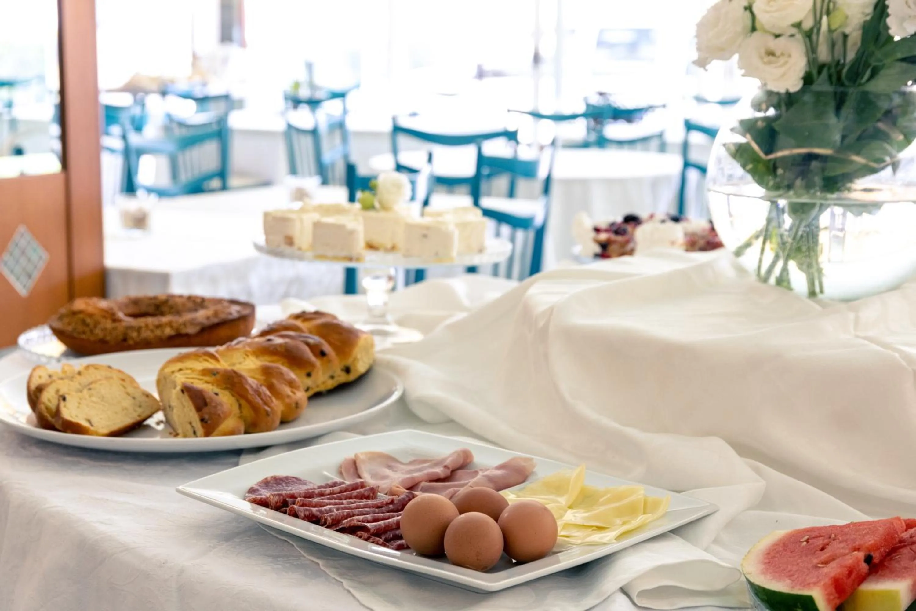 Buffet breakfast in Hotel Ancora