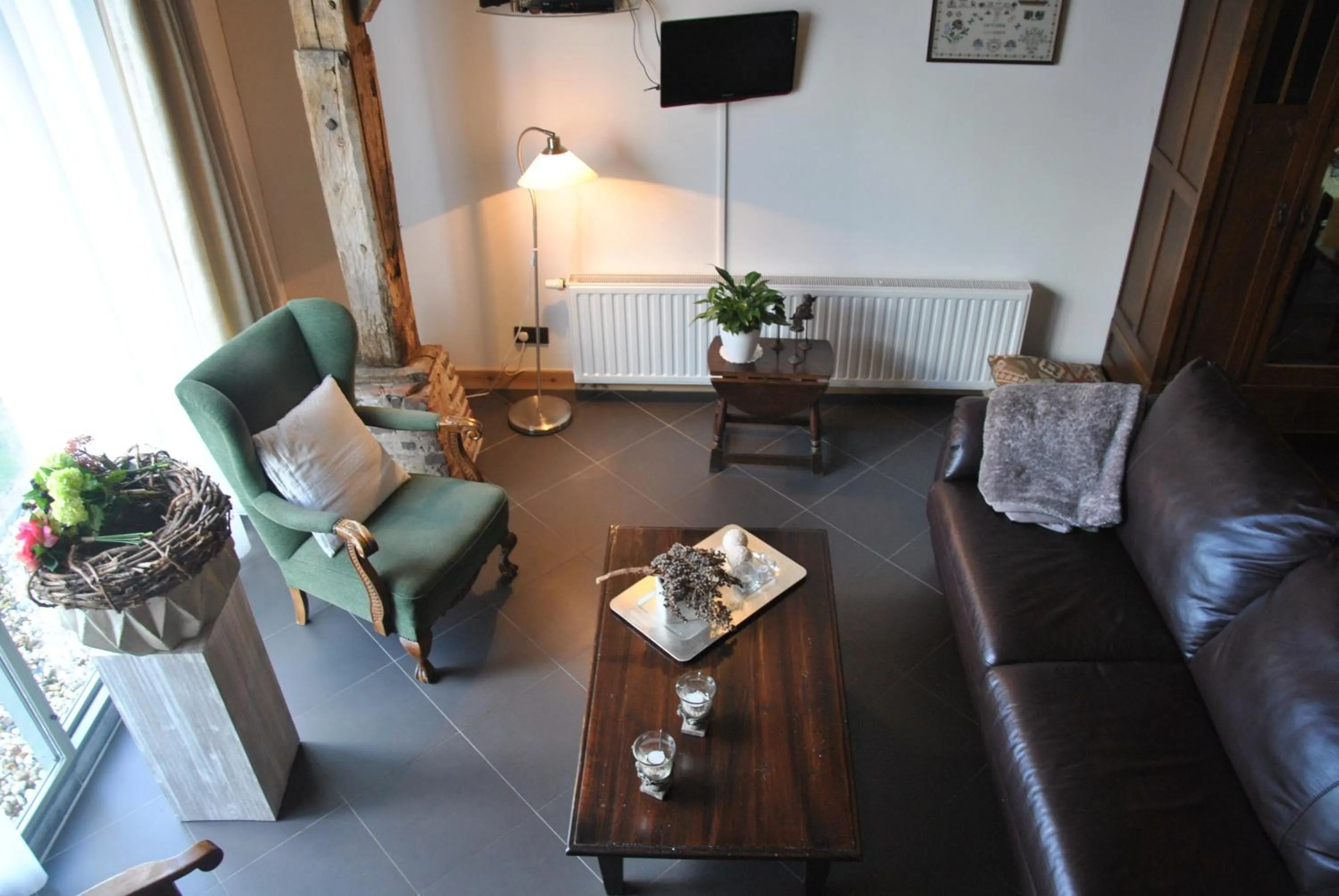 Decorative detail in Erfgoed & Logies Den Heijkant