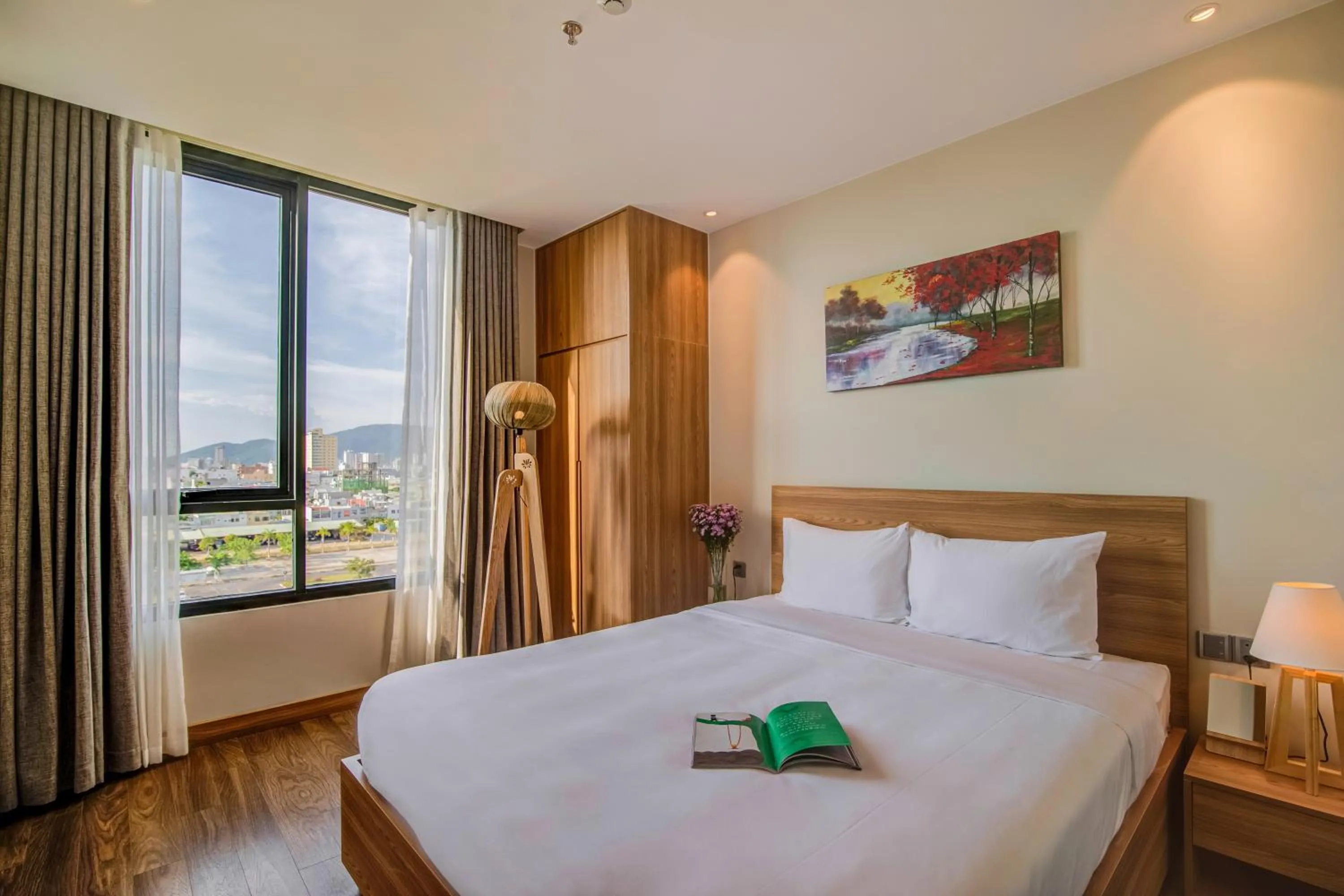 Bed in Moon Hotel and Apartment Da Nang