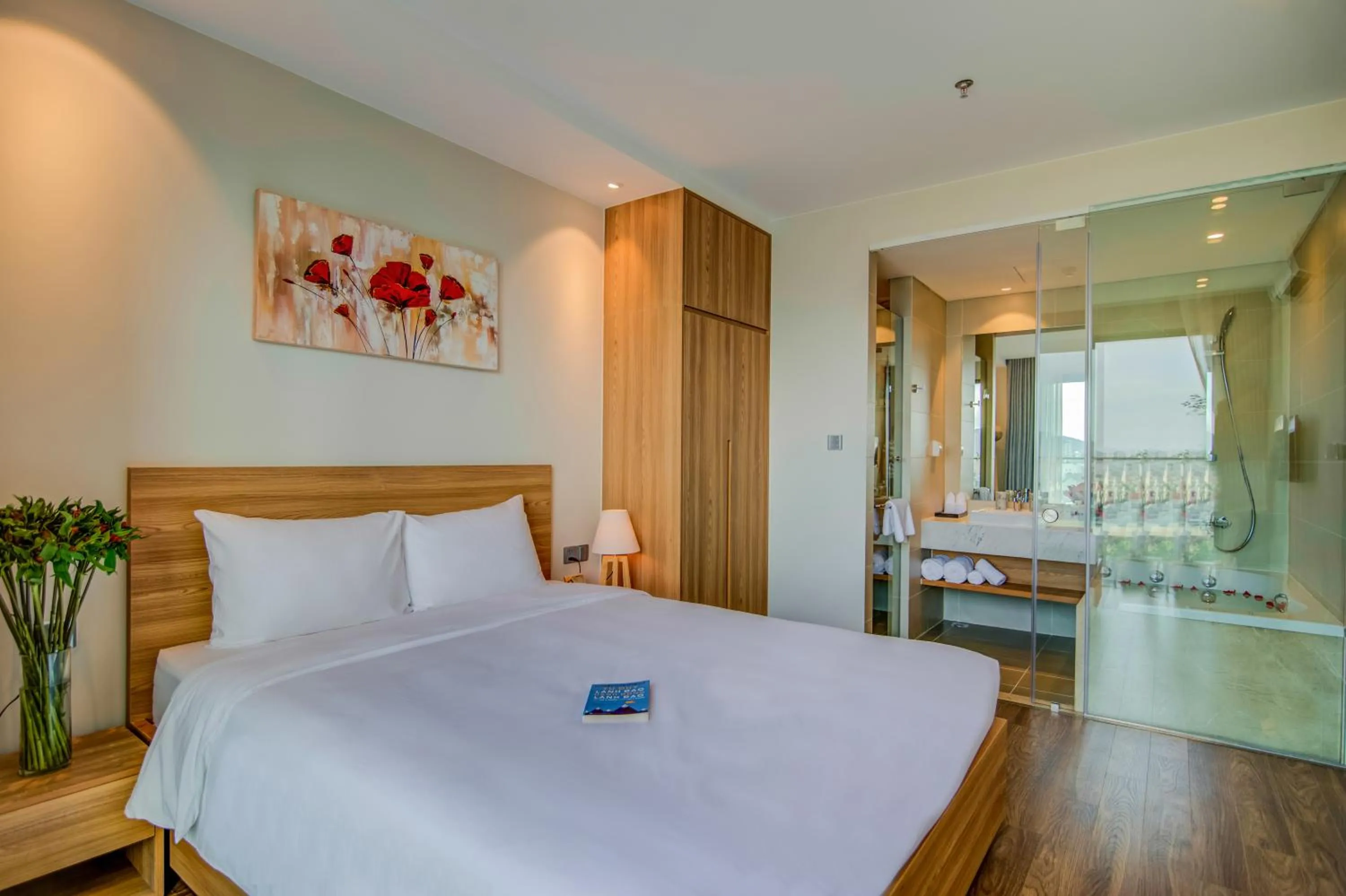 Bed in Moon Hotel and Apartment Da Nang