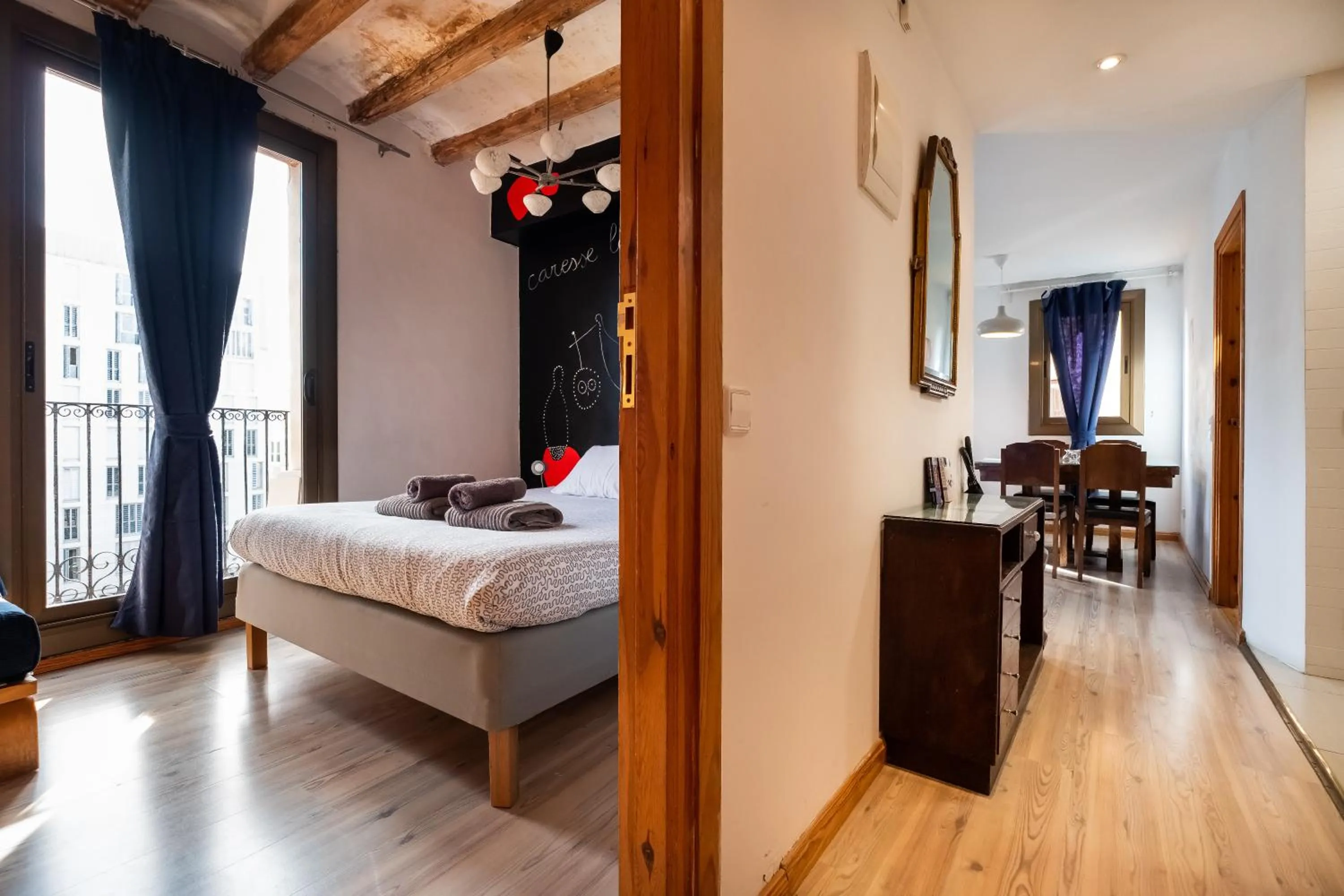 Bed in Apartamentos El Pintor