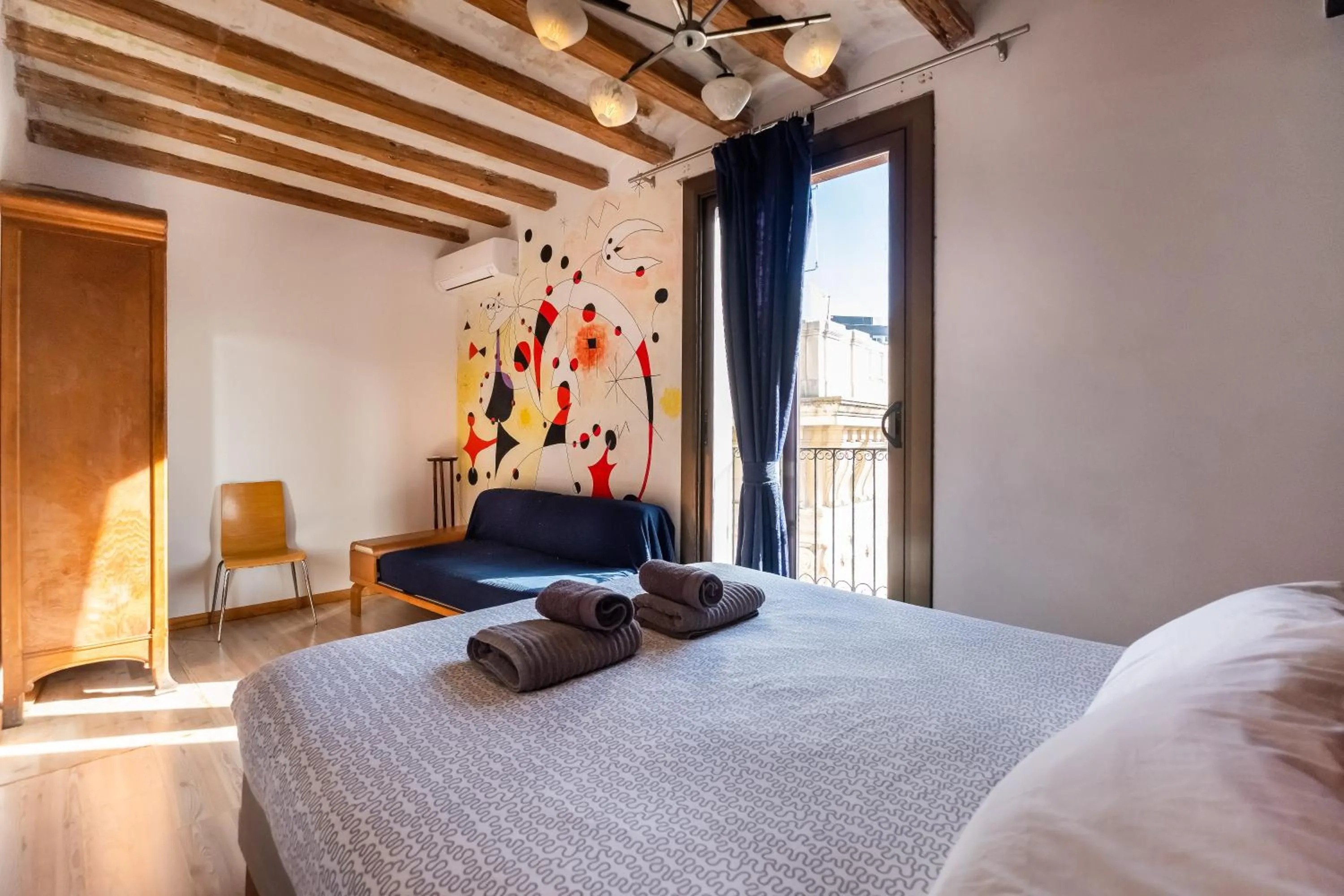 Bed in Apartamentos El Pintor