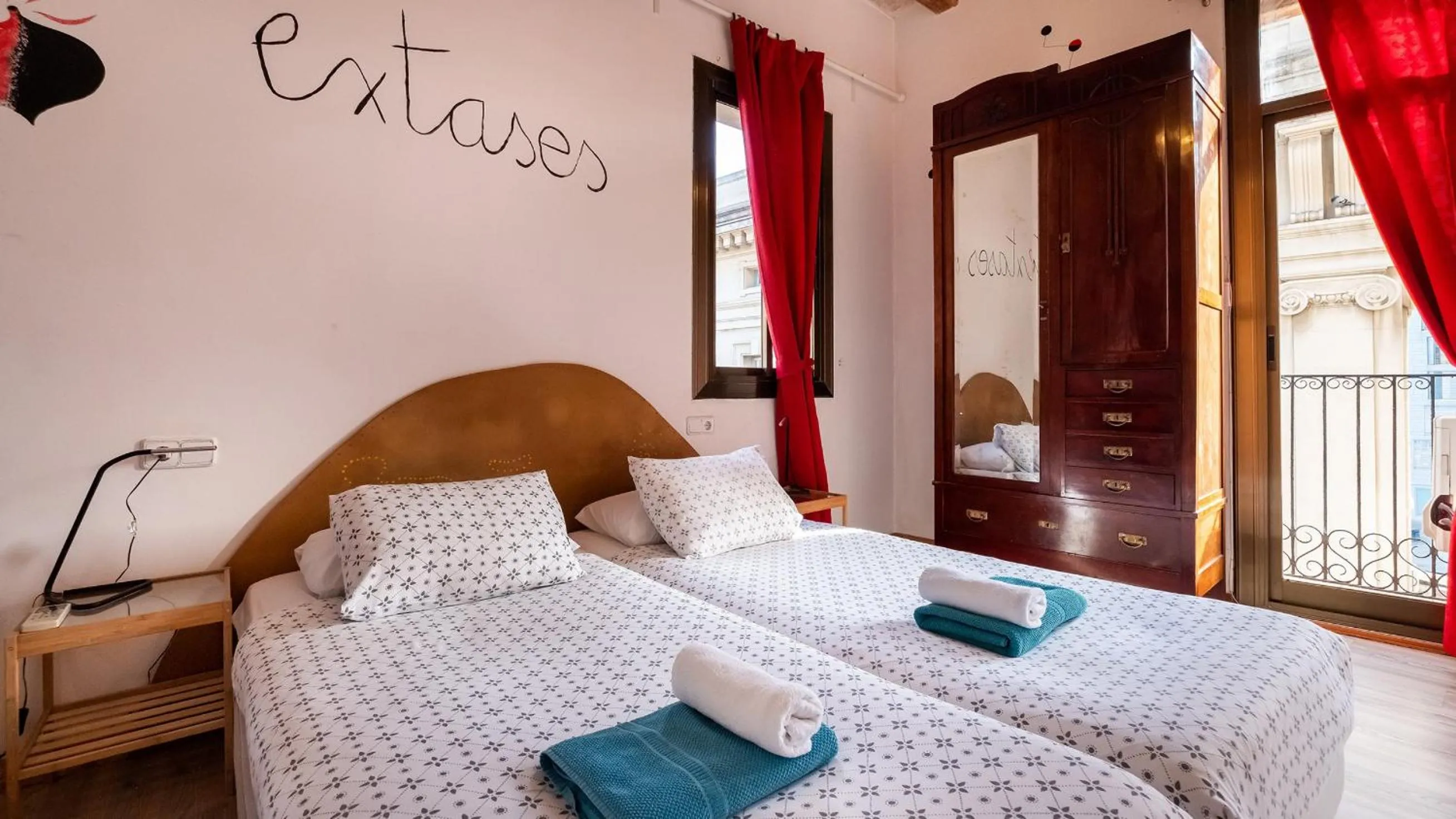 Bed in Apartamentos El Pintor