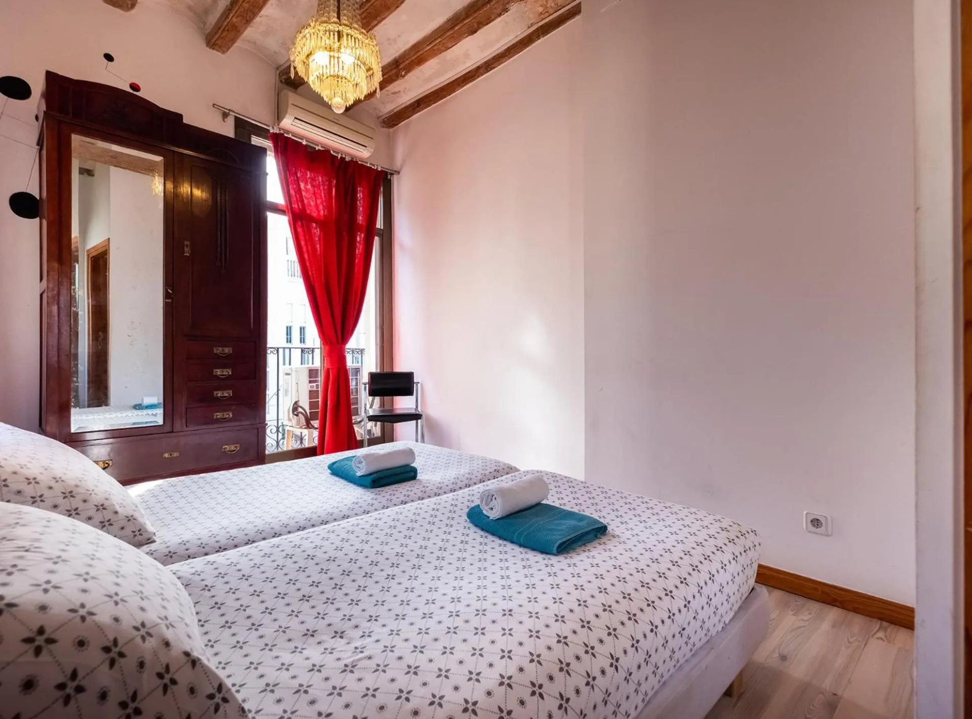 Bed in Apartamentos El Pintor