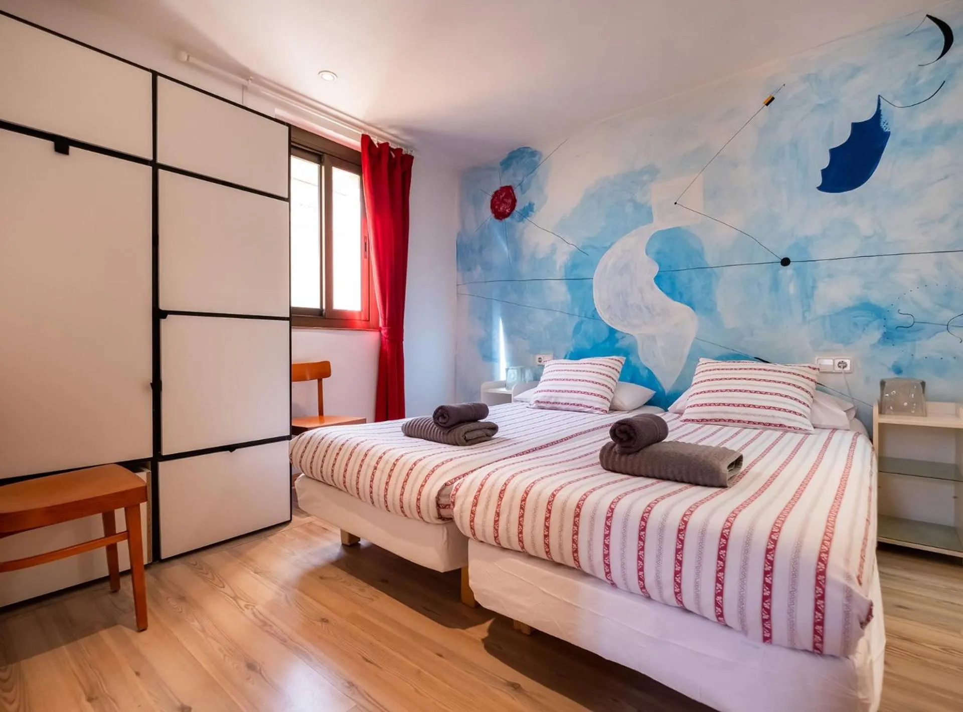 Bed in Apartamentos El Pintor