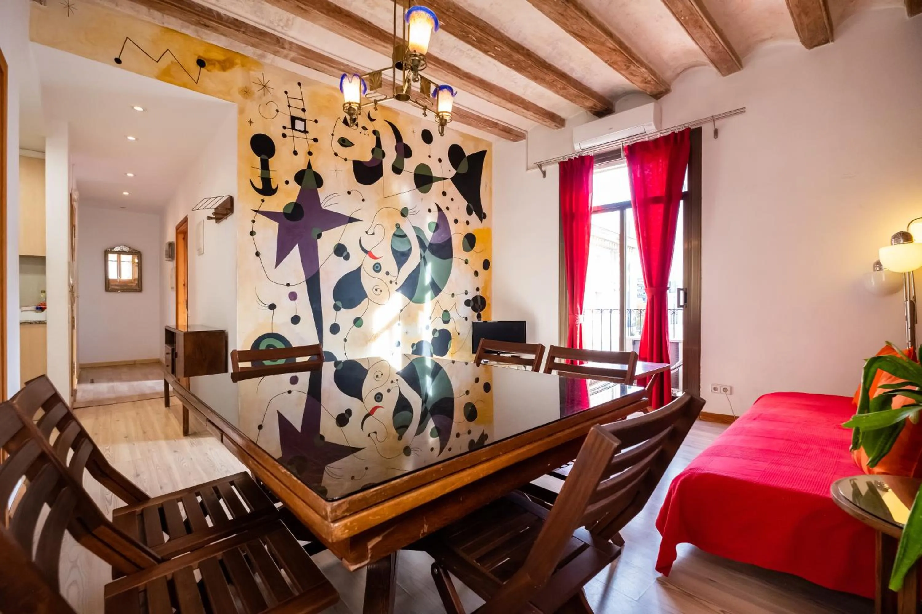 Bed in Apartamentos El Pintor