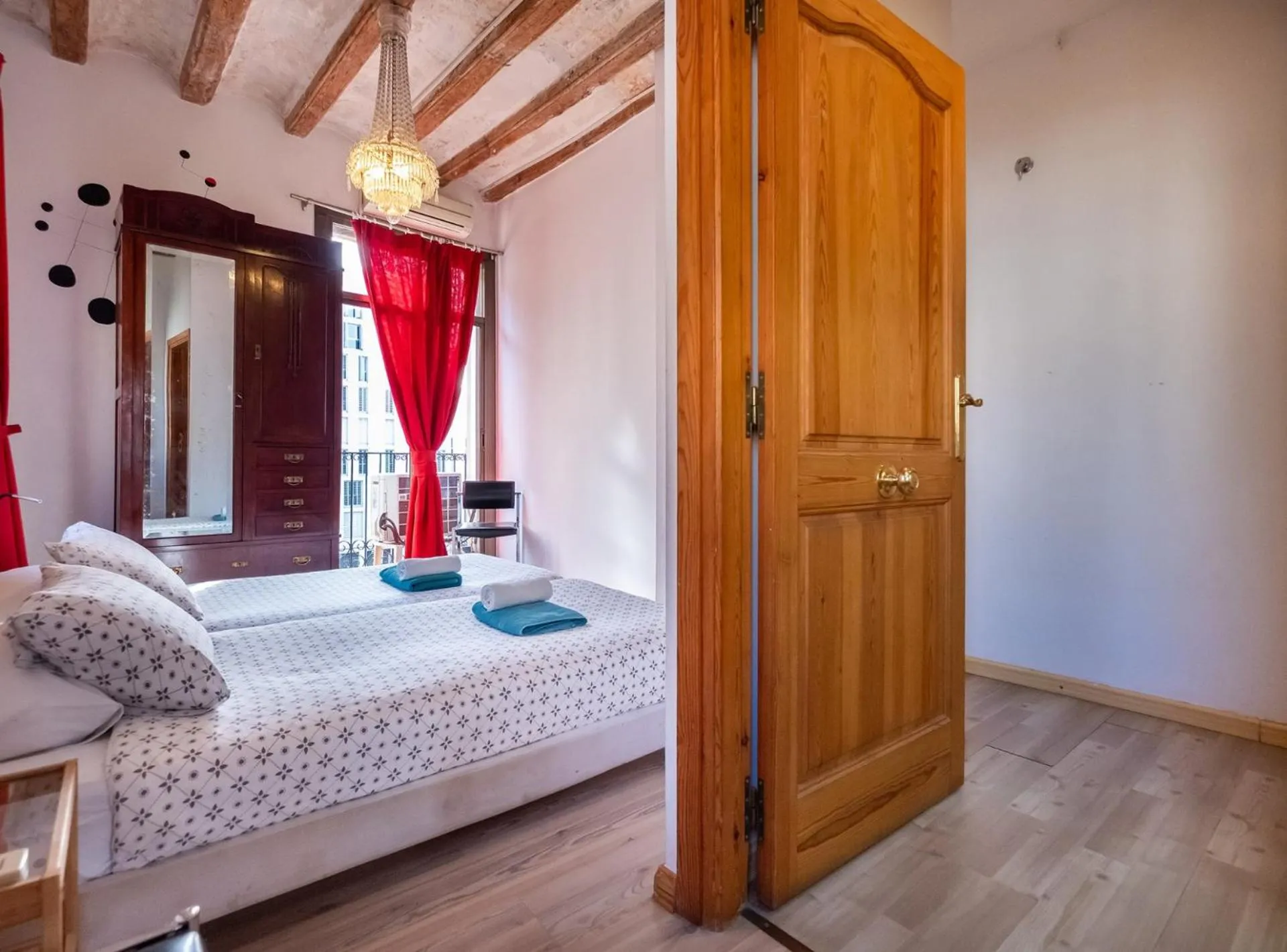 Bed in Apartamentos El Pintor