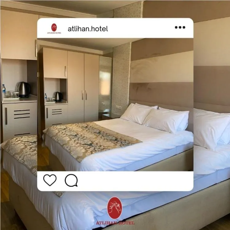 Bed in Atlıhan Hotel