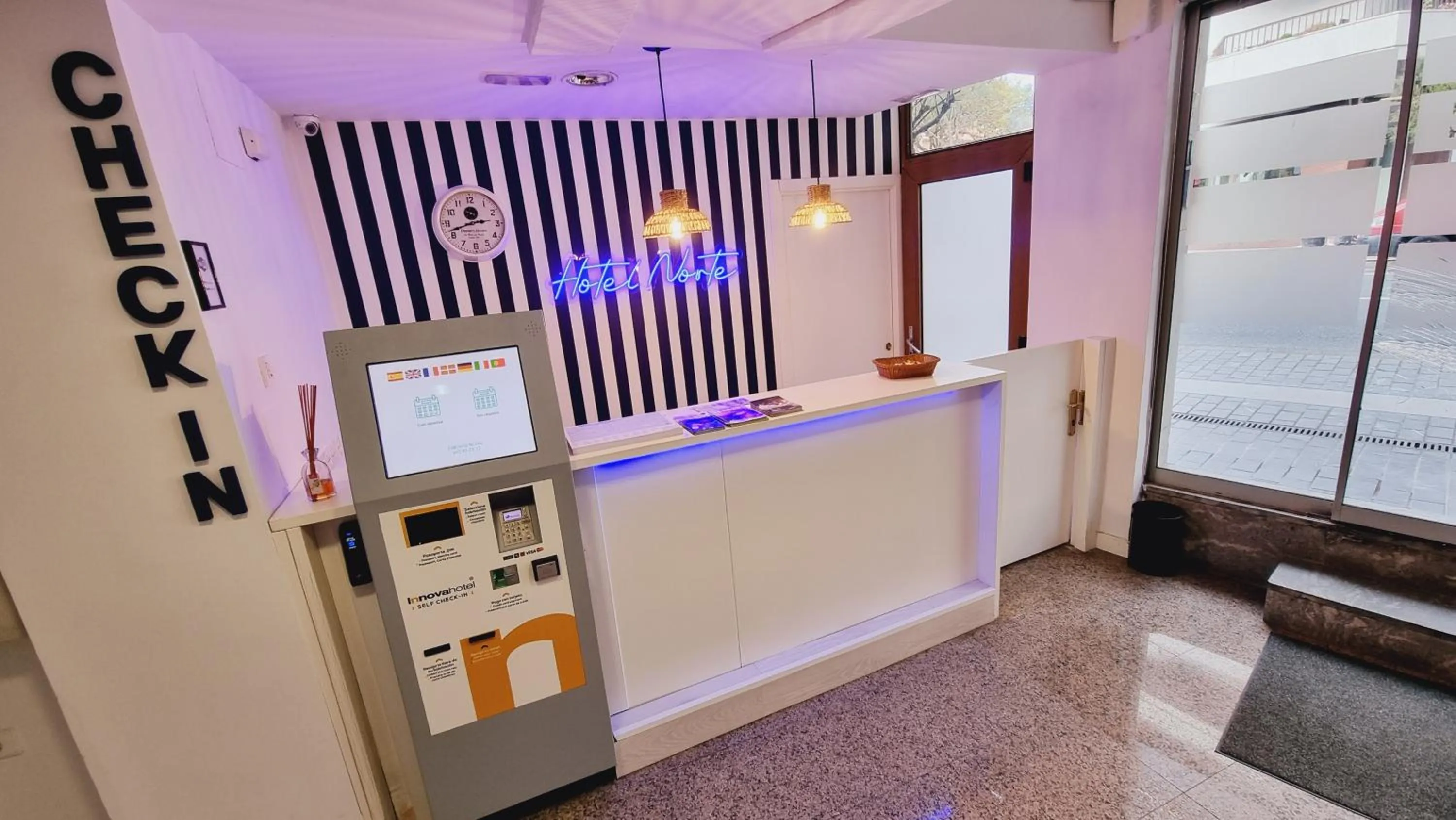 Lobby or reception in Hotel Norte