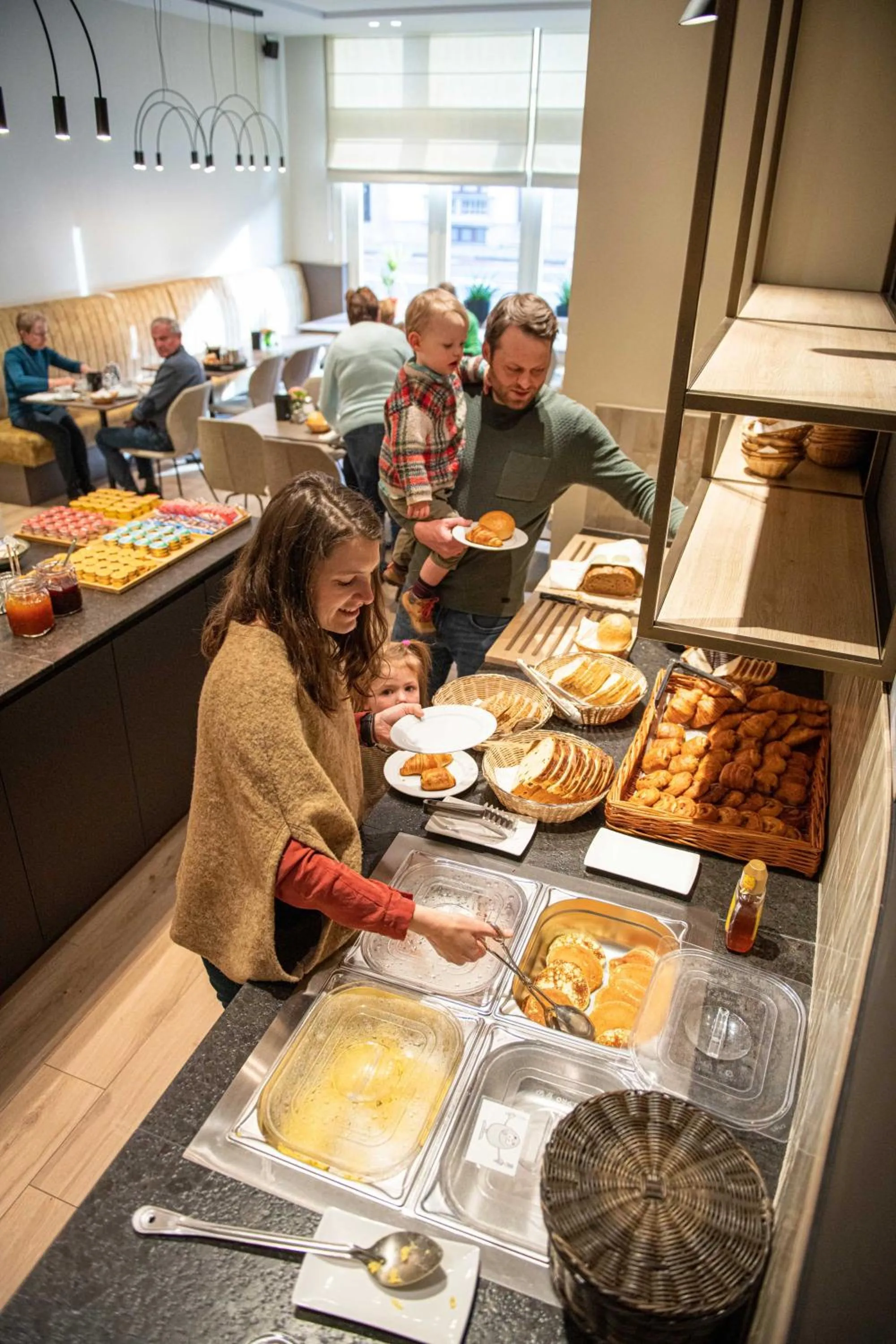 Buffet breakfast in Hotel Sabot D'Or