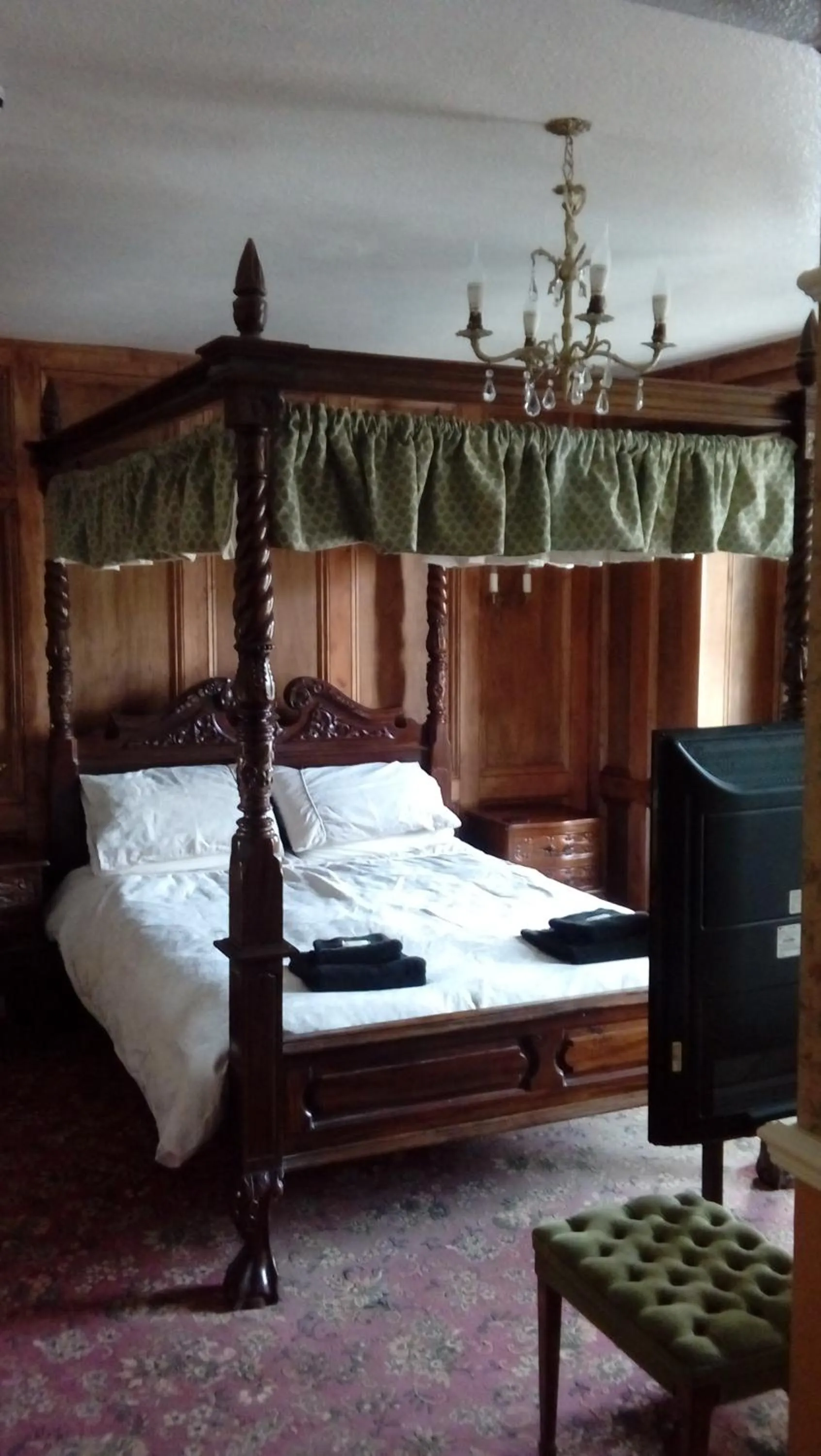 Bed in Neuadd Arms Hotel