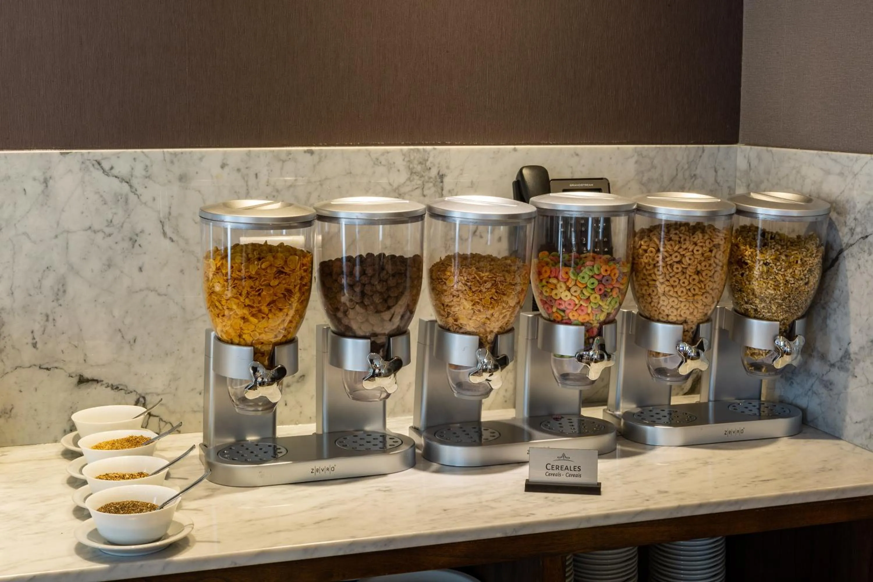 Continental breakfast in Fuente Mayor Hotel Centro