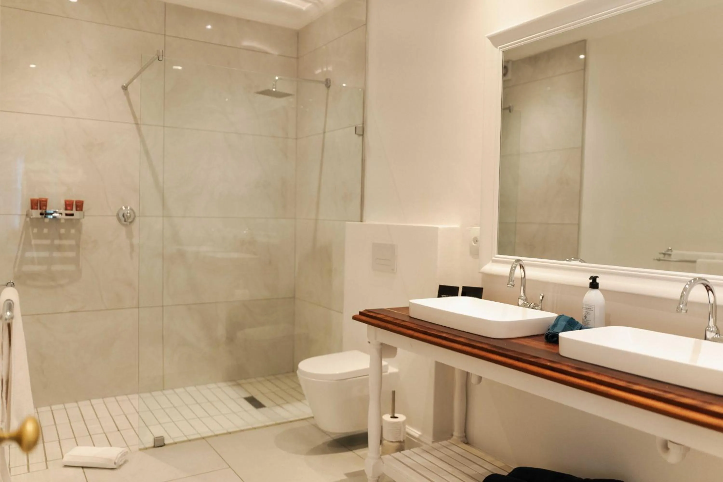 Shower in Les Chambres Guest House