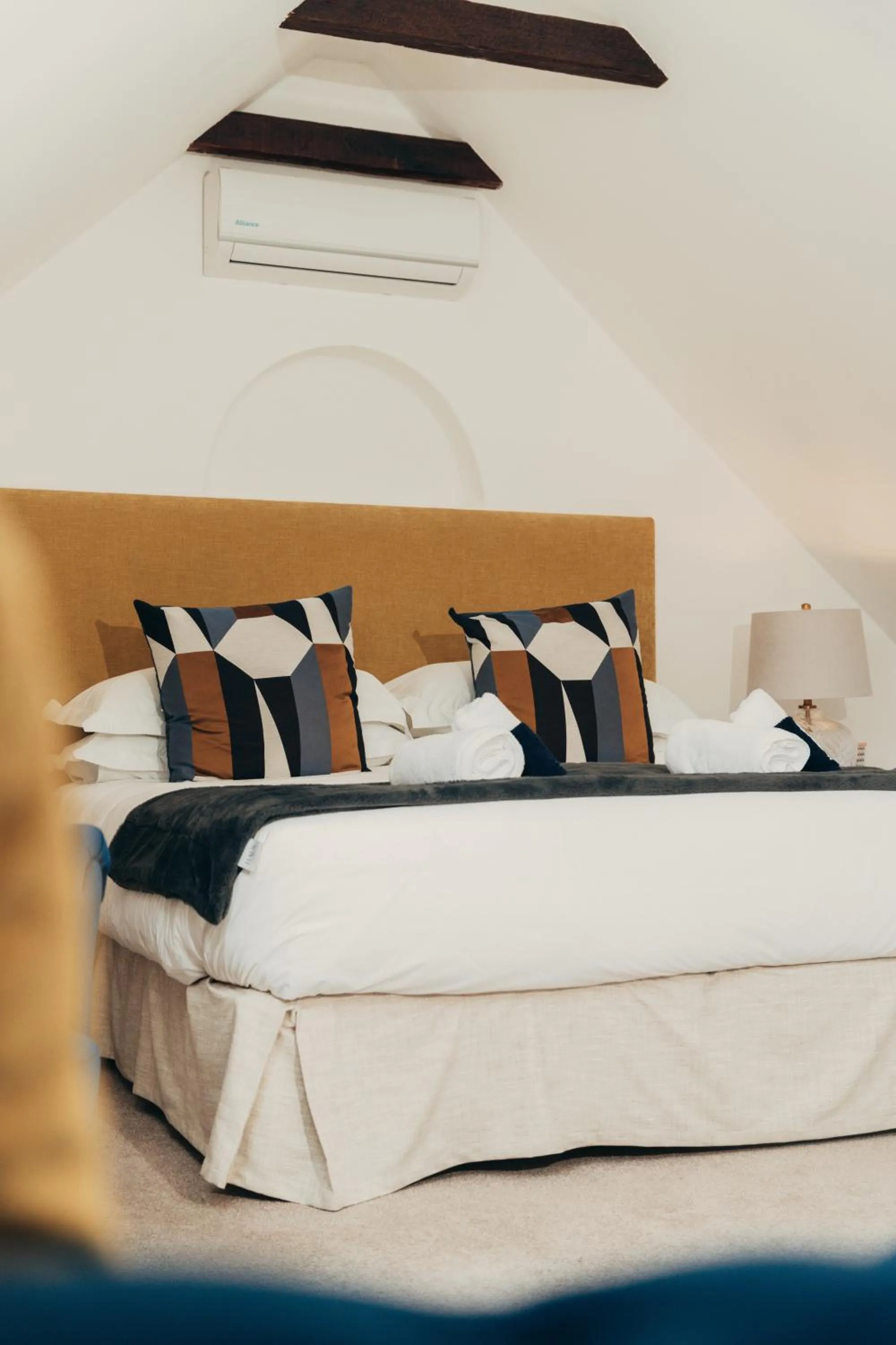 Bed in Les Chambres Guest House