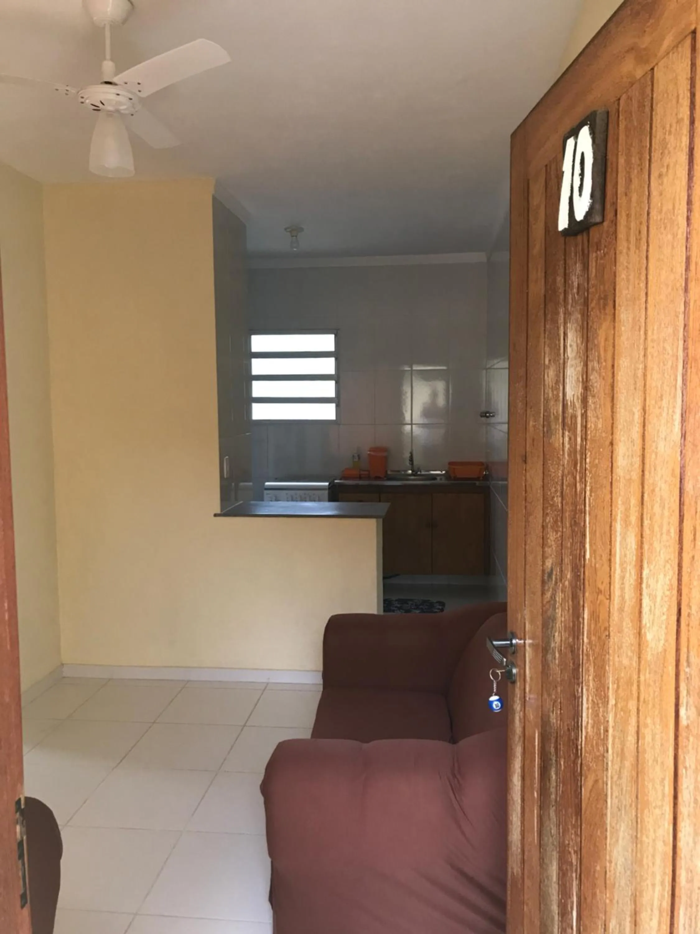 Seating area in Mar e Lua Flats - Maresias