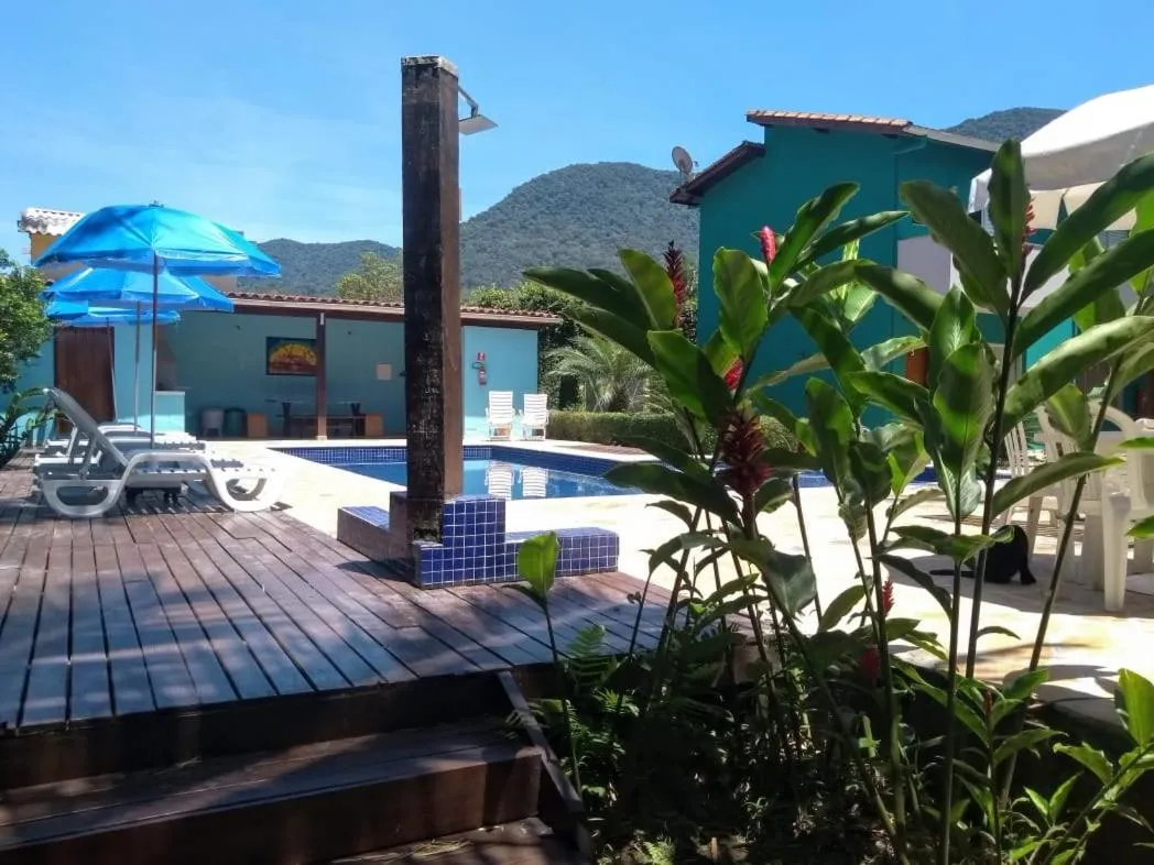 Swimming pool in Mar e Lua Flats - Maresias