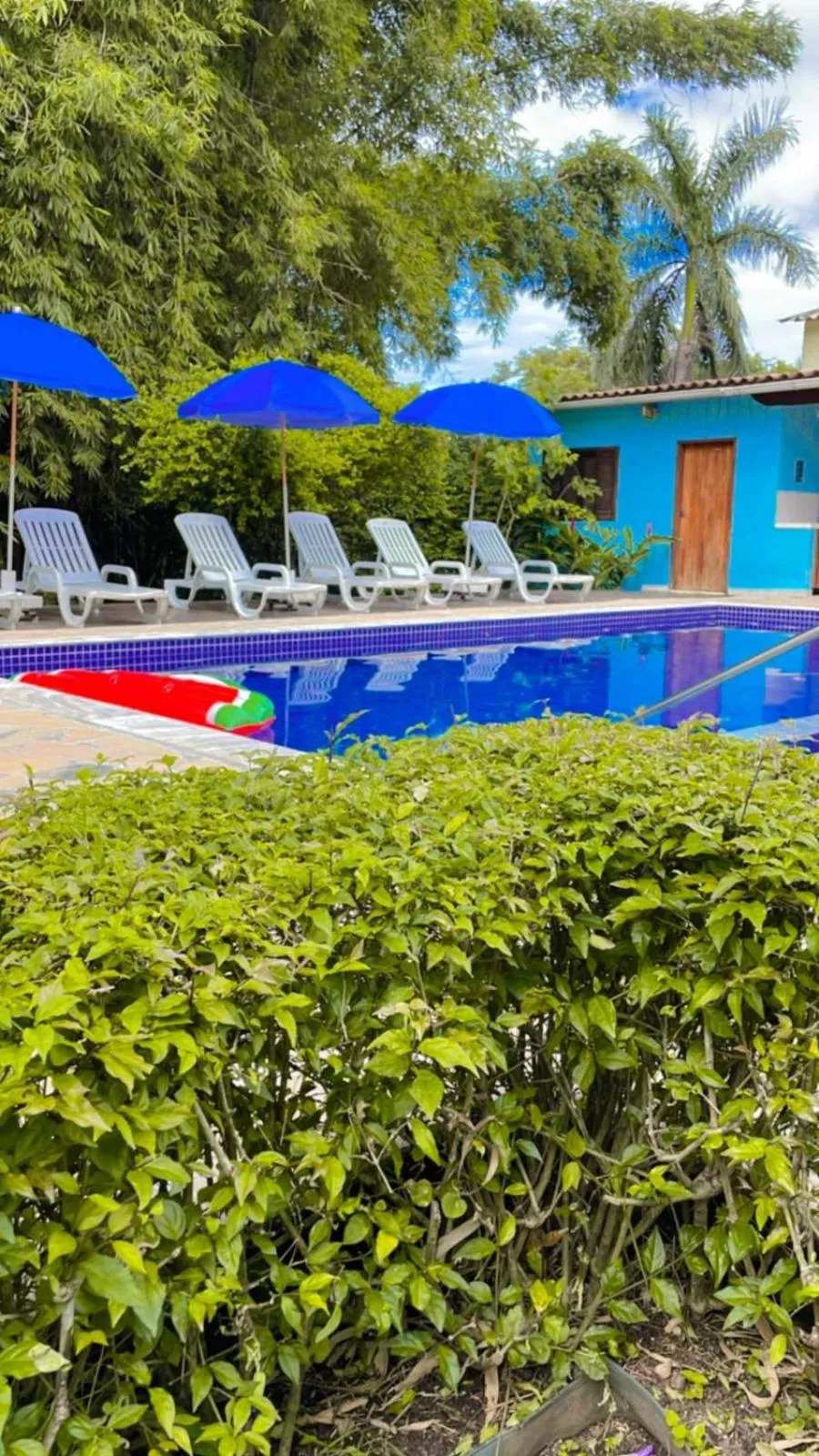 Swimming pool in Mar e Lua Flats - Maresias