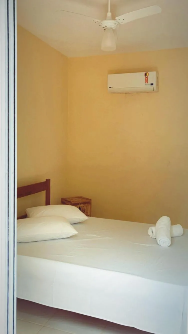 Bedroom, Bed in Mar e Lua Flats - Maresias