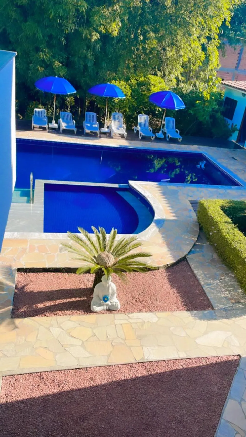 Swimming pool in Mar e Lua Flats - Maresias