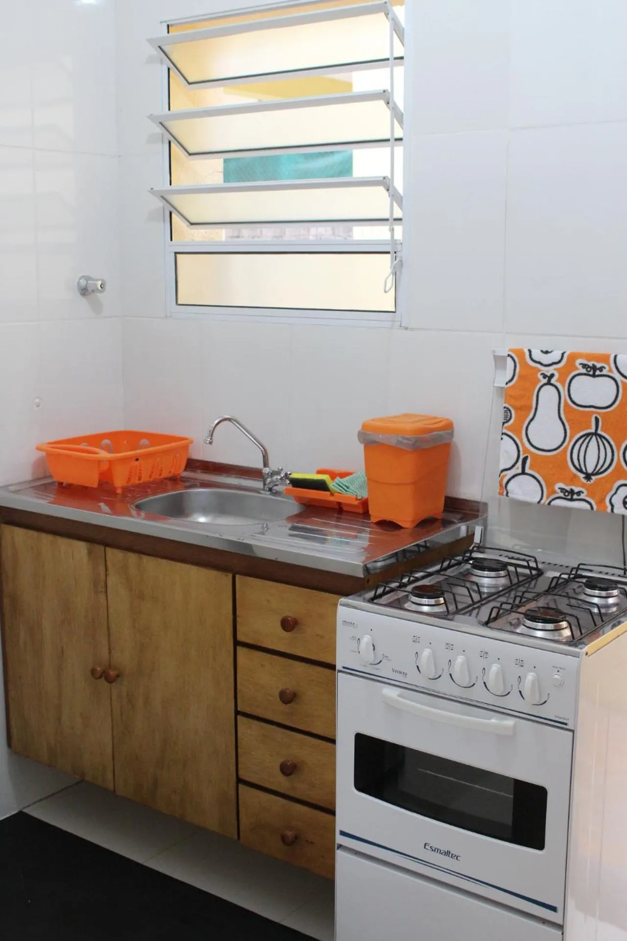 Kitchen or kitchenette in Mar e Lua Flats - Maresias