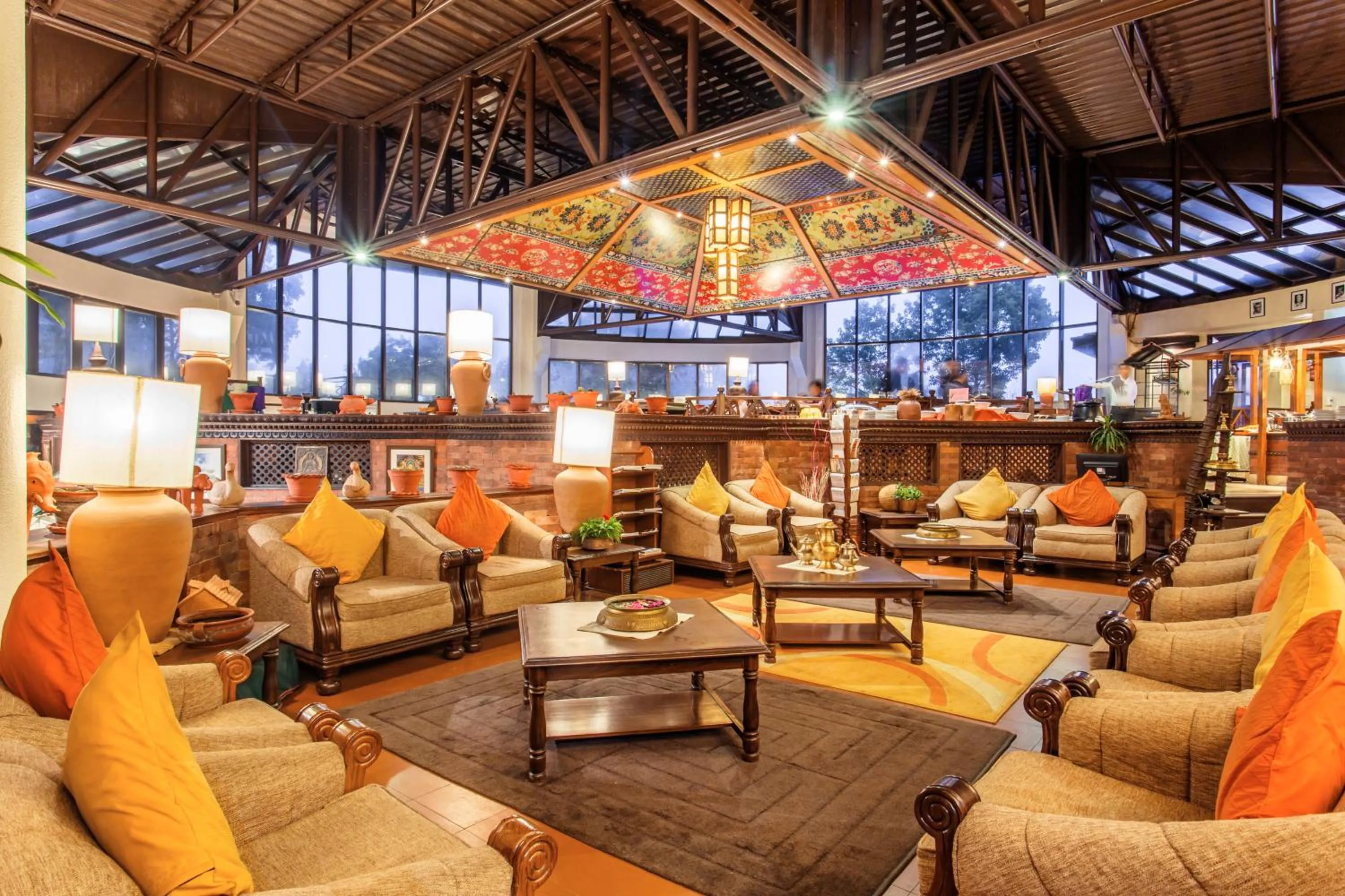 Lobby or reception in Club Himalaya, by ACE Hotels