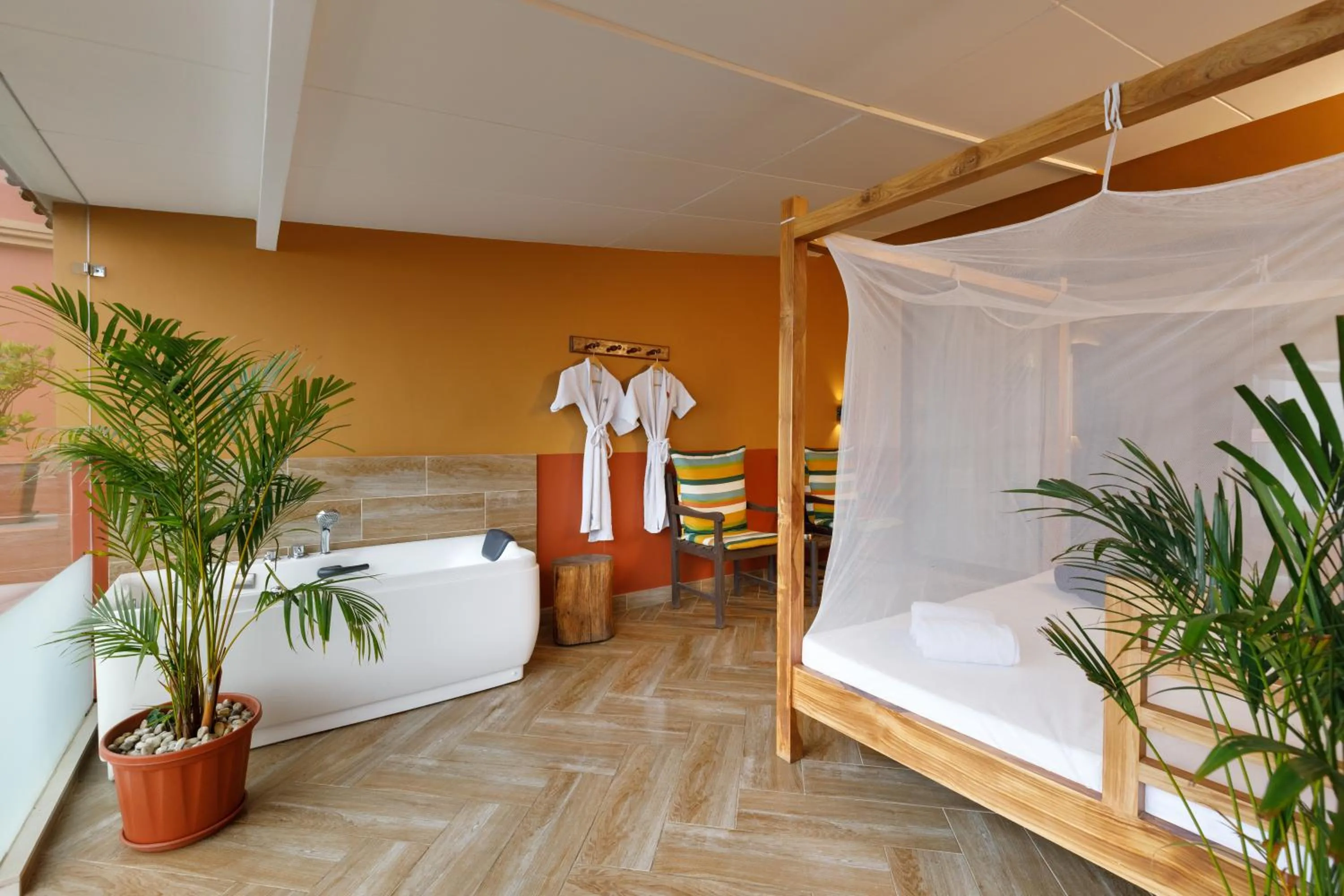 Hot Tub, Bed in Club Himalaya, by ACE Hotels