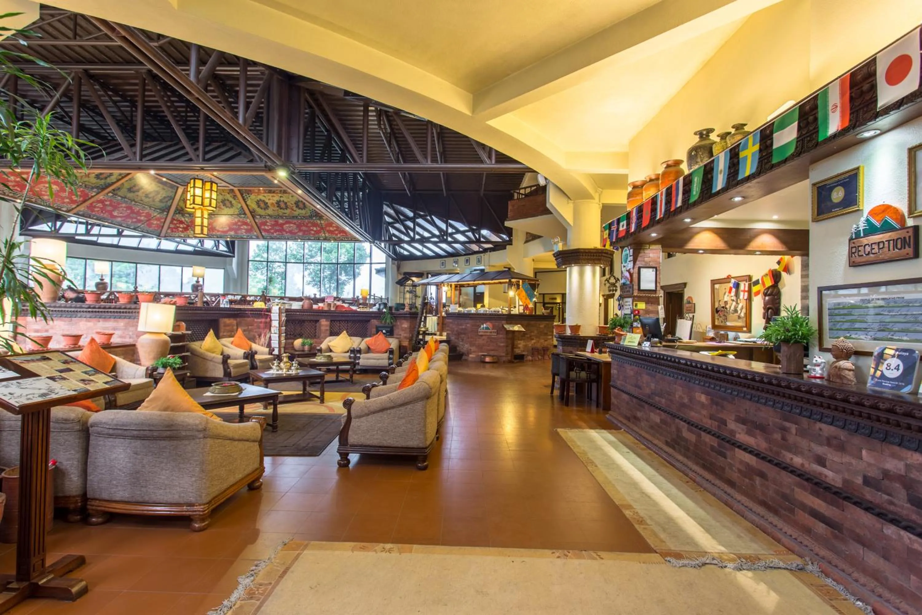 Lobby or reception in Club Himalaya, by ACE Hotels