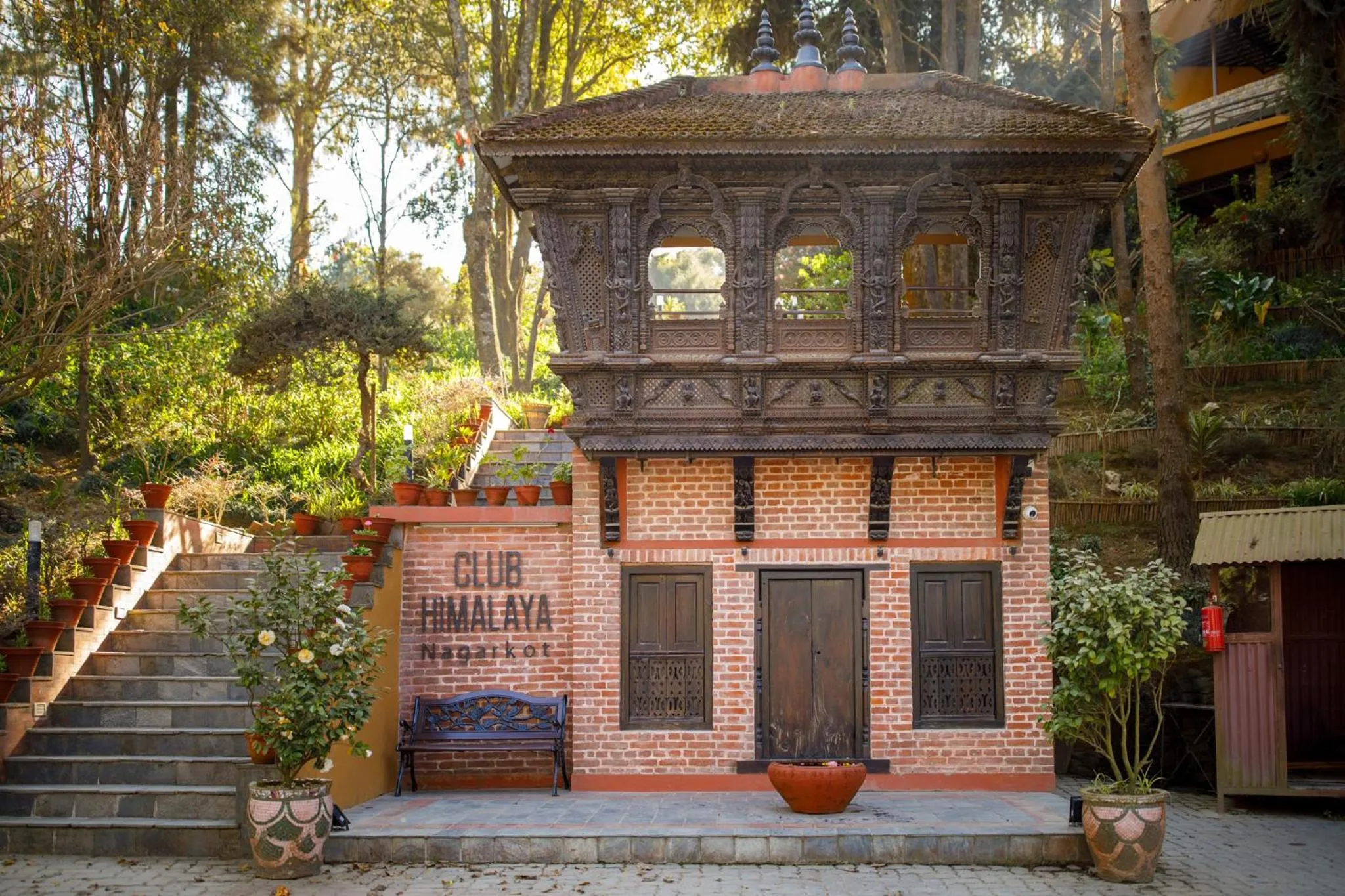 Property building in Club Himalaya, by ACE Hotels