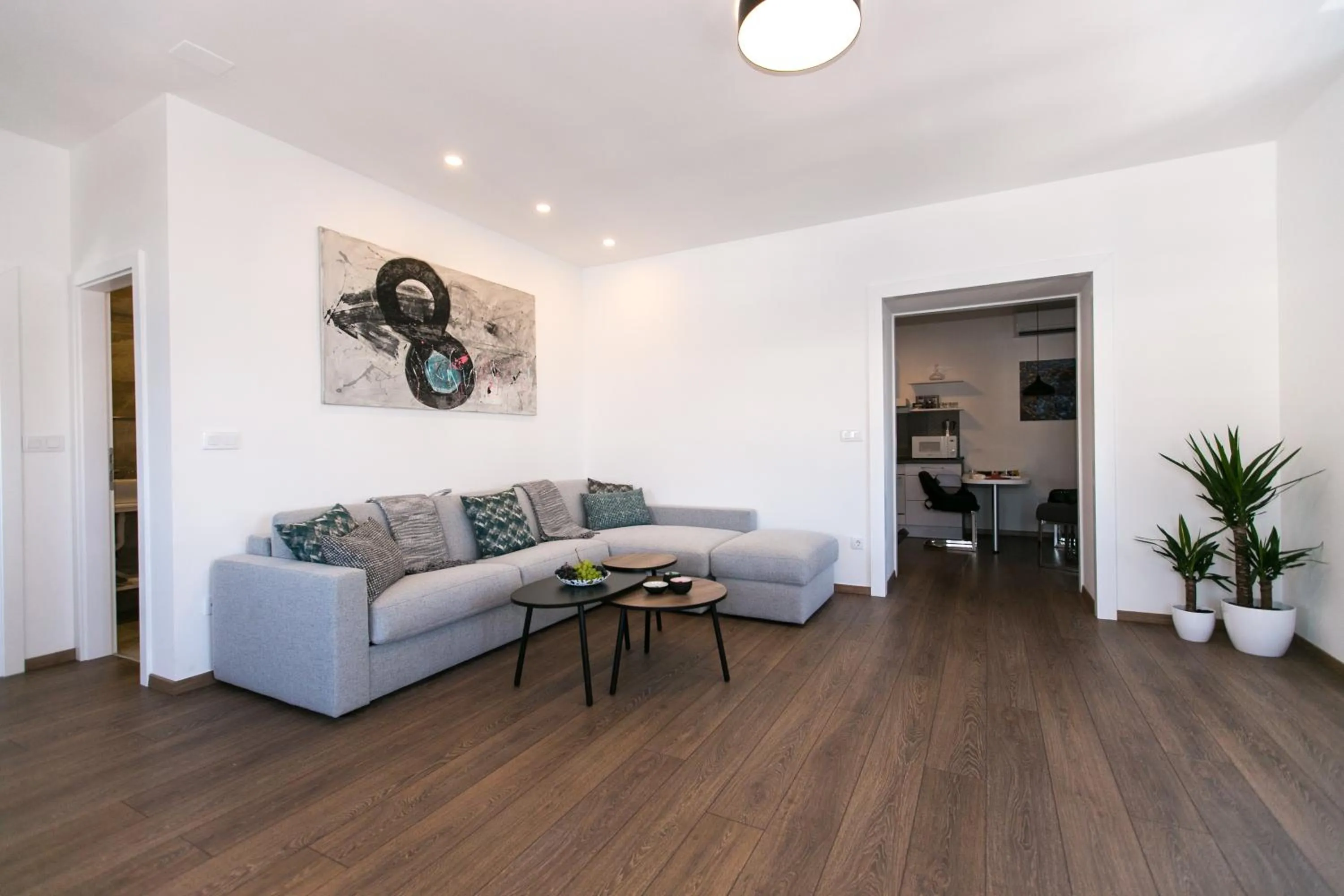 Living room in Apartments Del Molo
