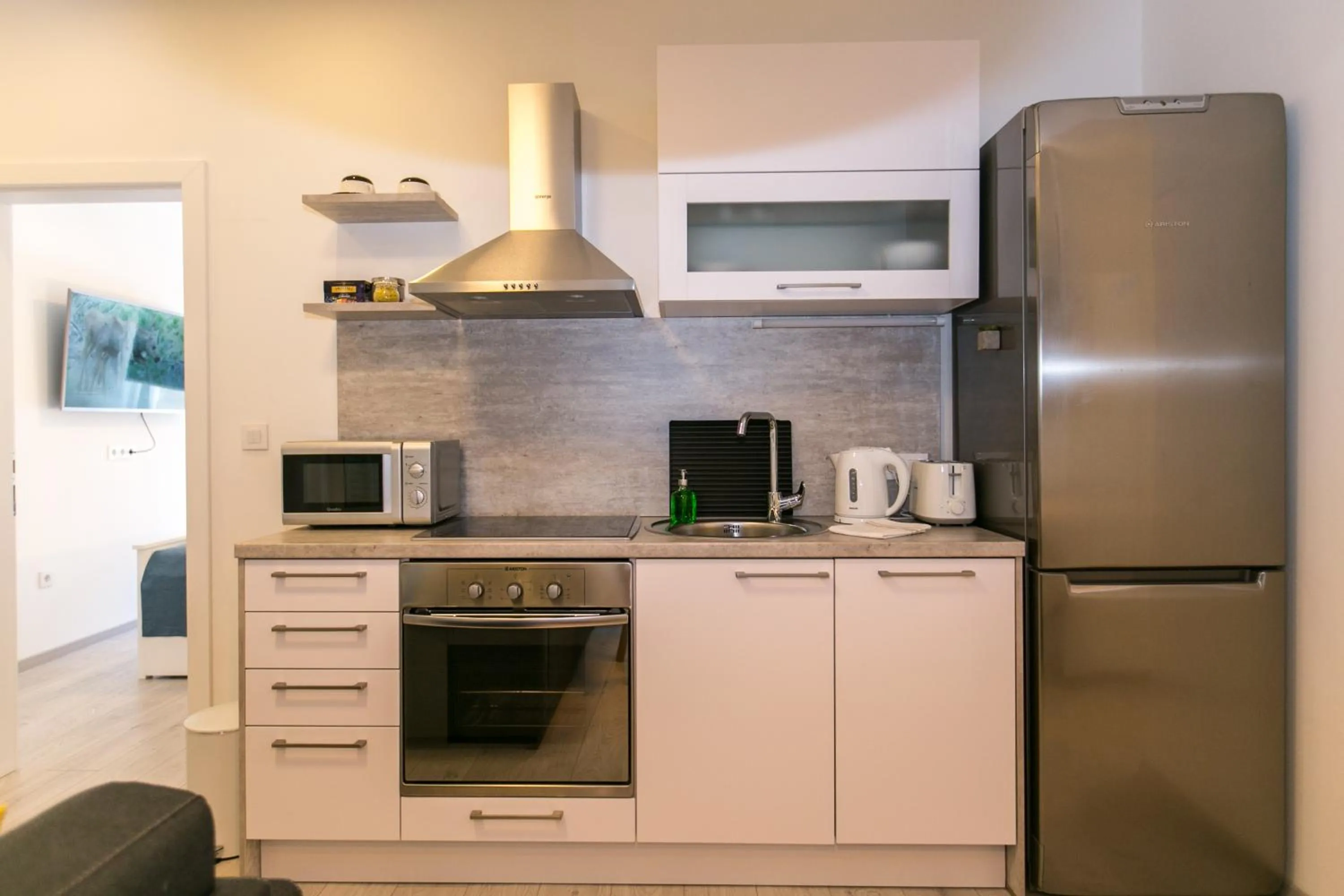 Kitchen or kitchenette in Apartments Del Molo