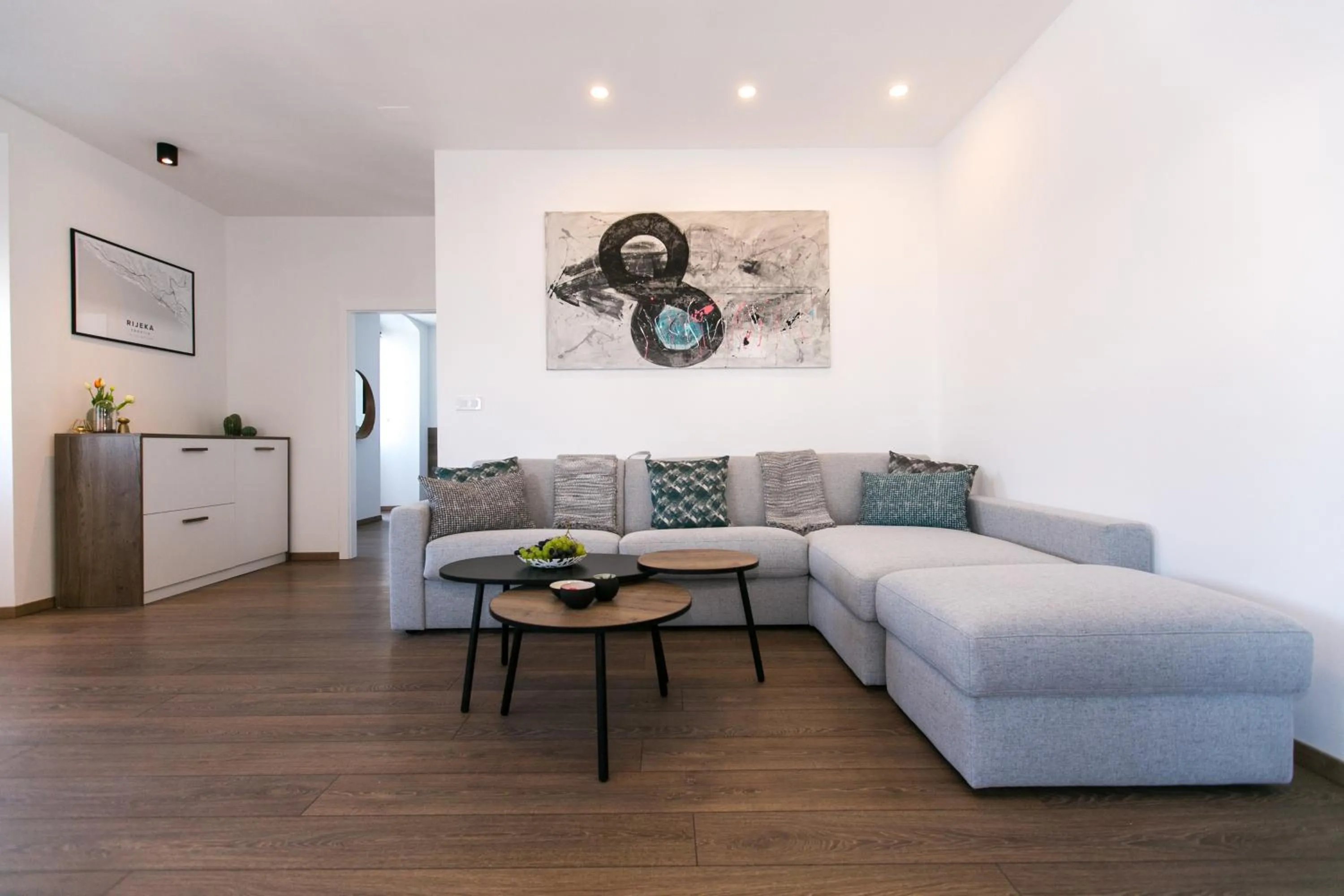 Living room in Apartments Del Molo