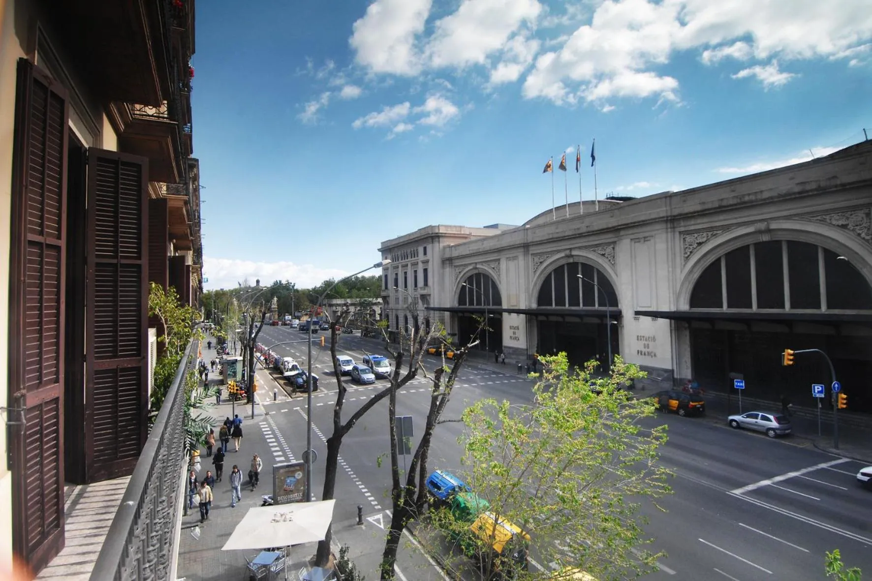 Balcony/Terrace in Hostal Orleans
